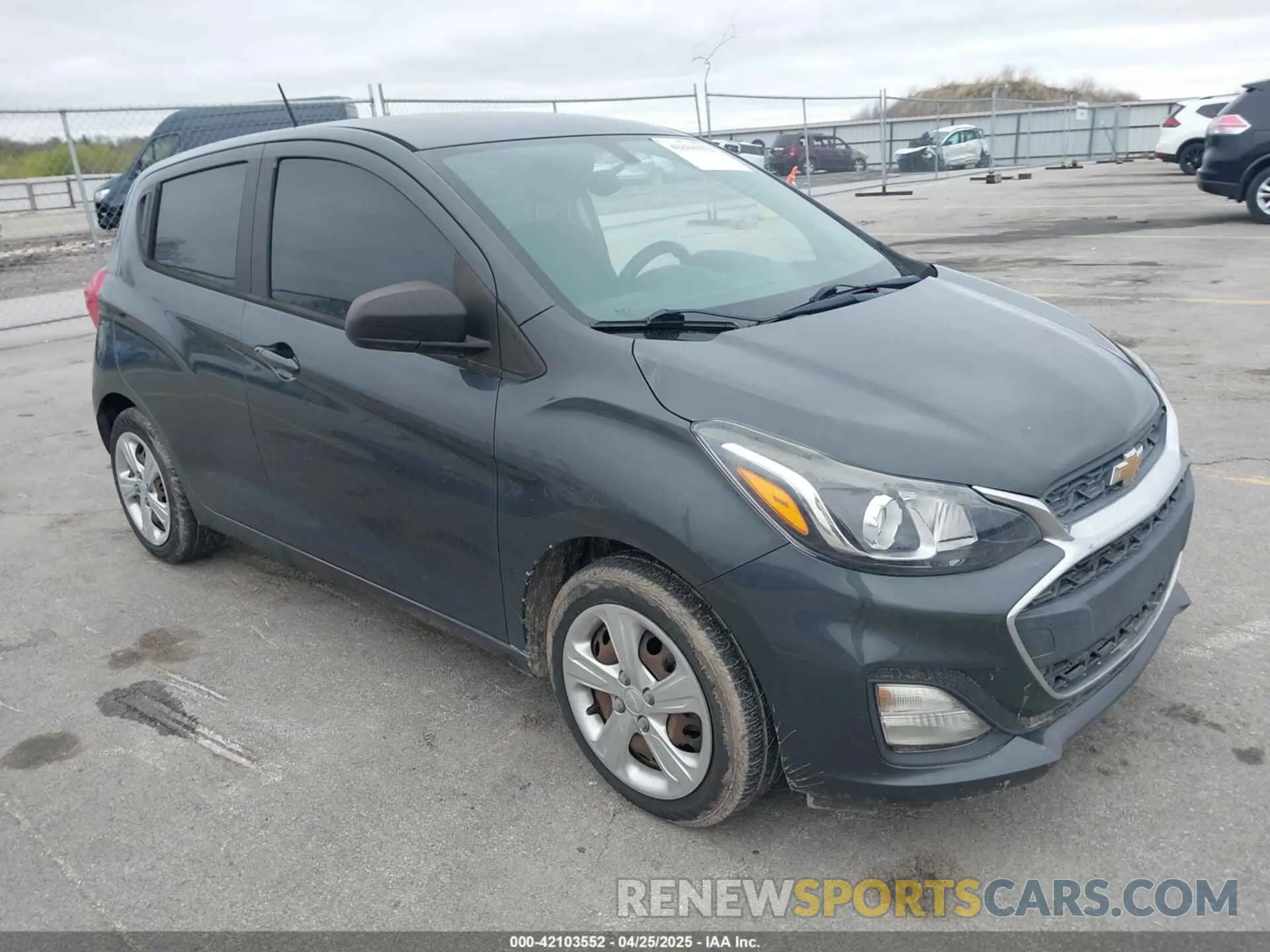 1 Photograph of a damaged car KL8CB6SA9LC473908 CHEVROLET SPARK 2020