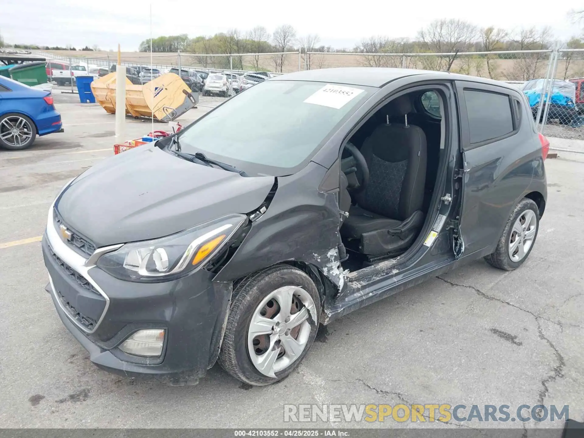 2 Photograph of a damaged car KL8CB6SA9LC473908 CHEVROLET SPARK 2020