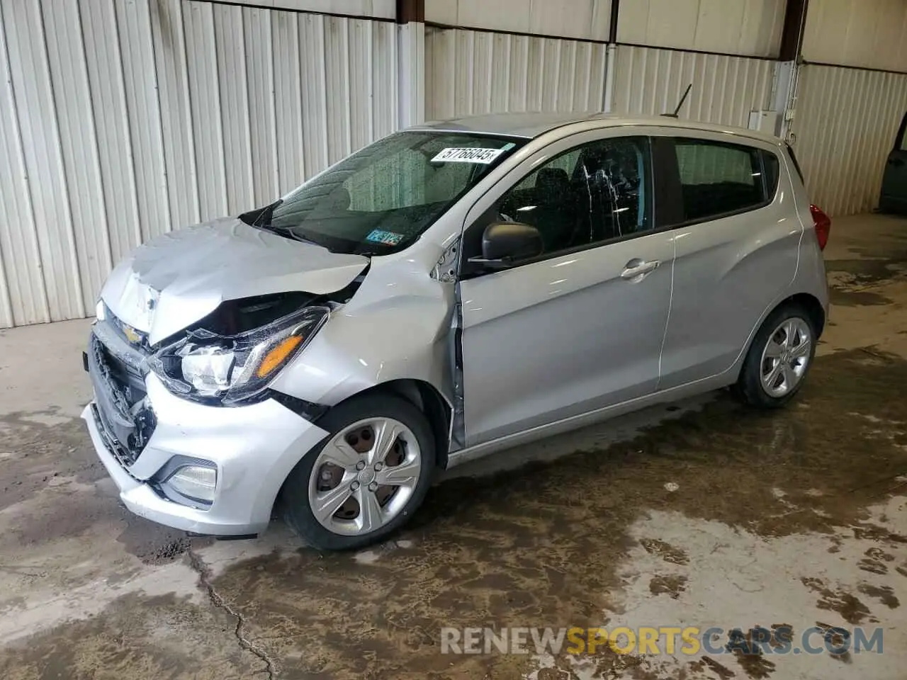 1 Photograph of a damaged car KL8CB6SA9LC476940 CHEVROLET SPARK 2020