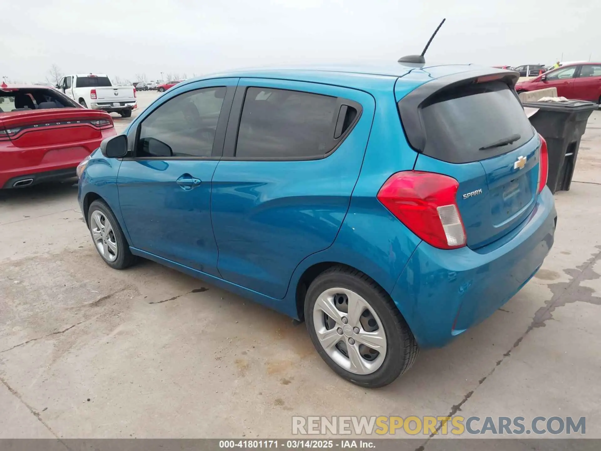 3 Photograph of a damaged car KL8CB6SAXLC422370 CHEVROLET SPARK 2020