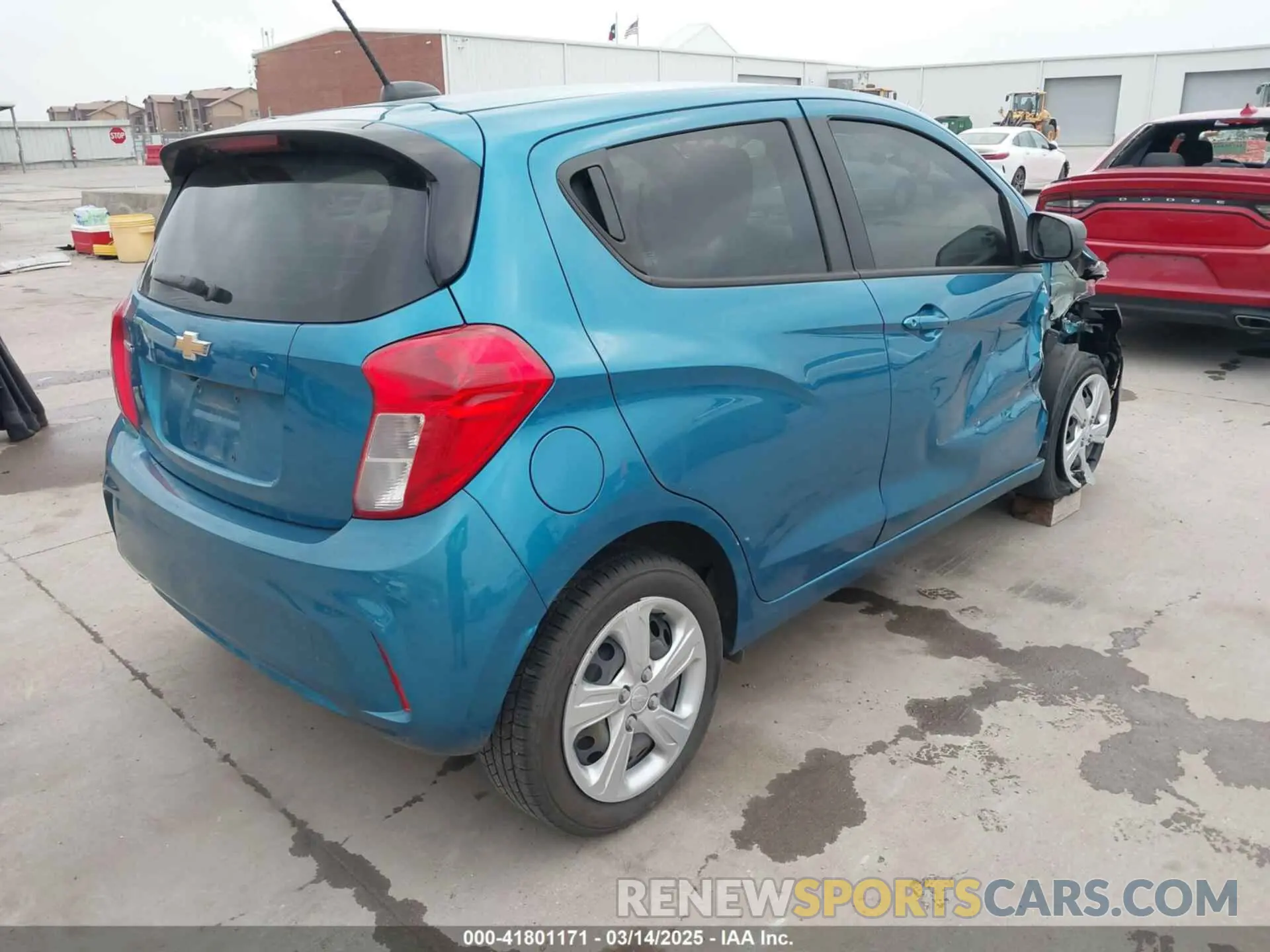 4 Photograph of a damaged car KL8CB6SAXLC422370 CHEVROLET SPARK 2020
