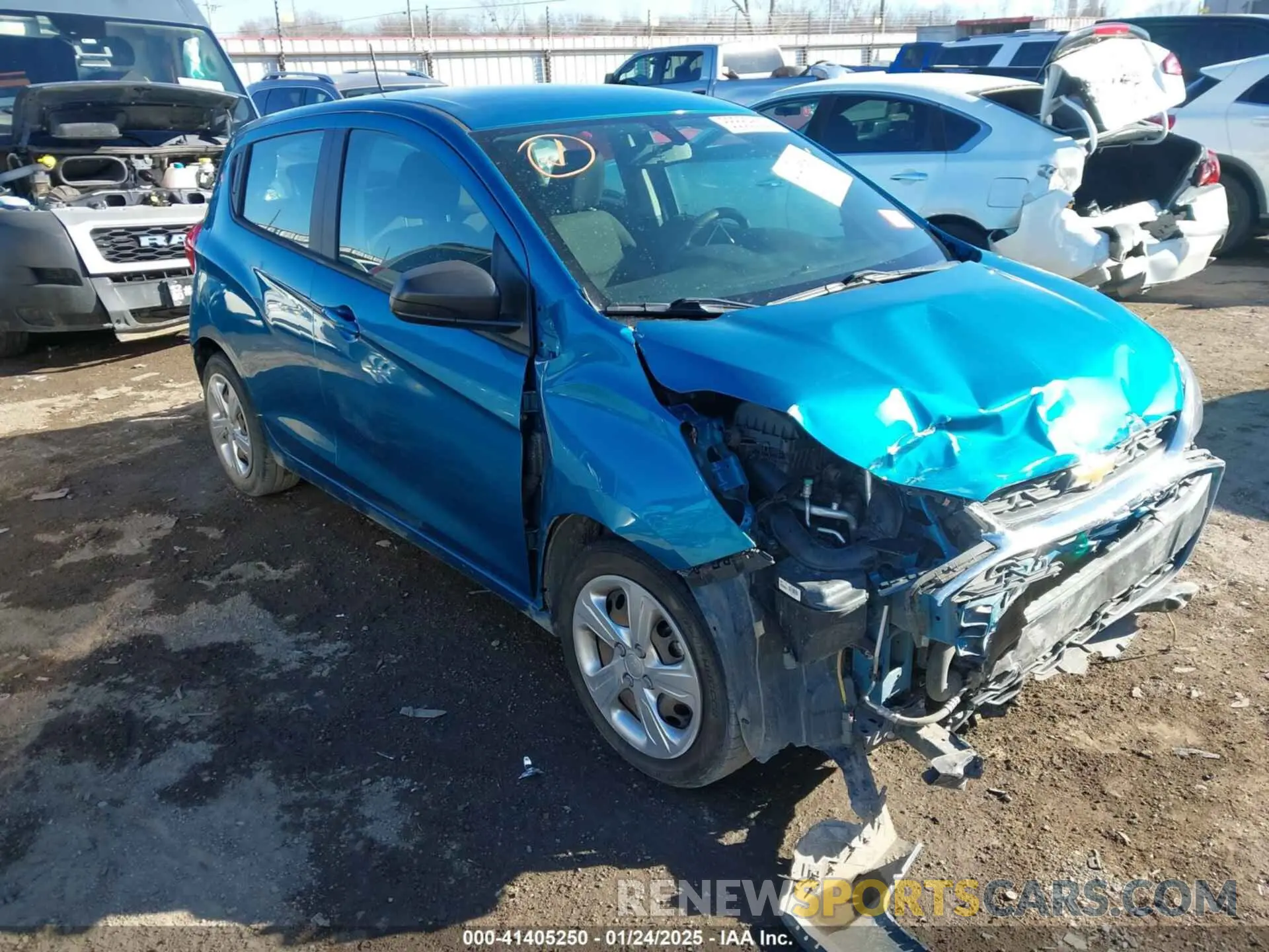 1 Photograph of a damaged car KL8CB6SAXLC463274 CHEVROLET SPARK 2020