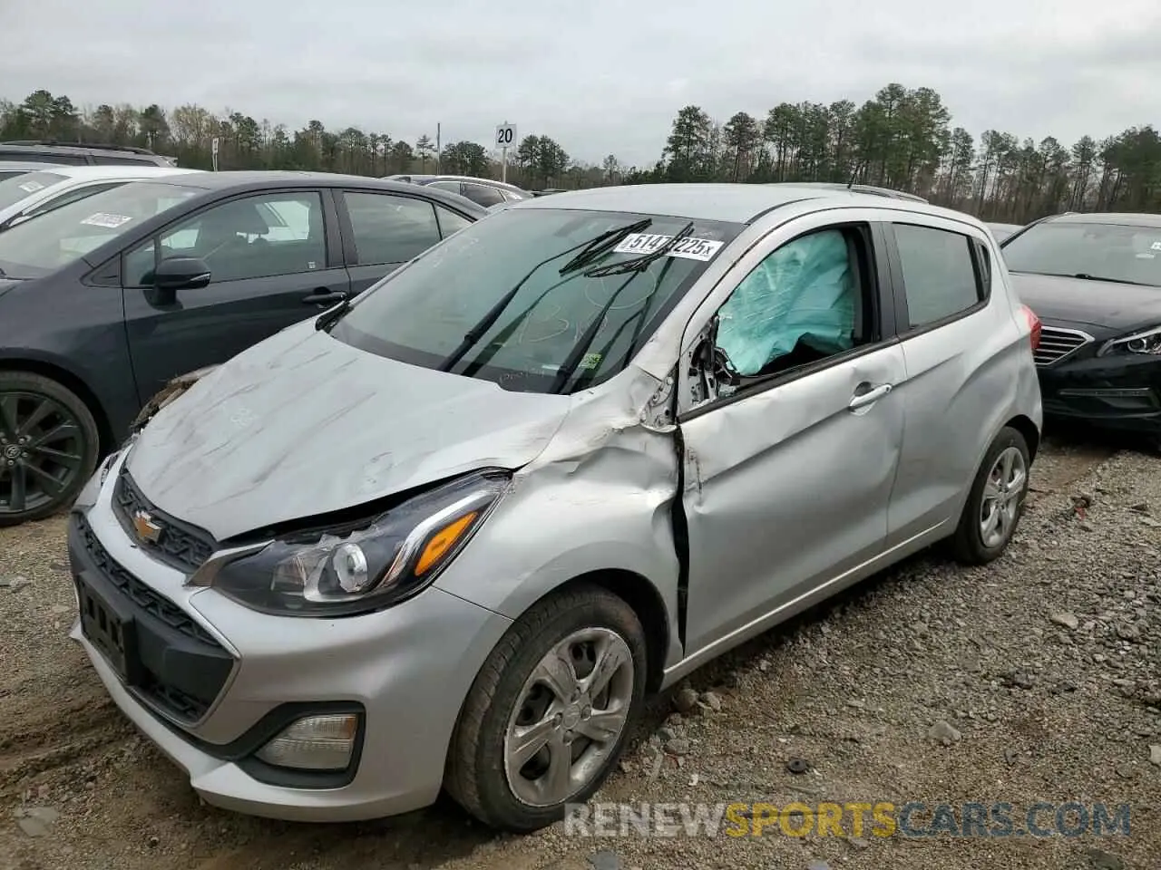 1 Photograph of a damaged car KL8CB6SAXLC473111 CHEVROLET SPARK 2020
