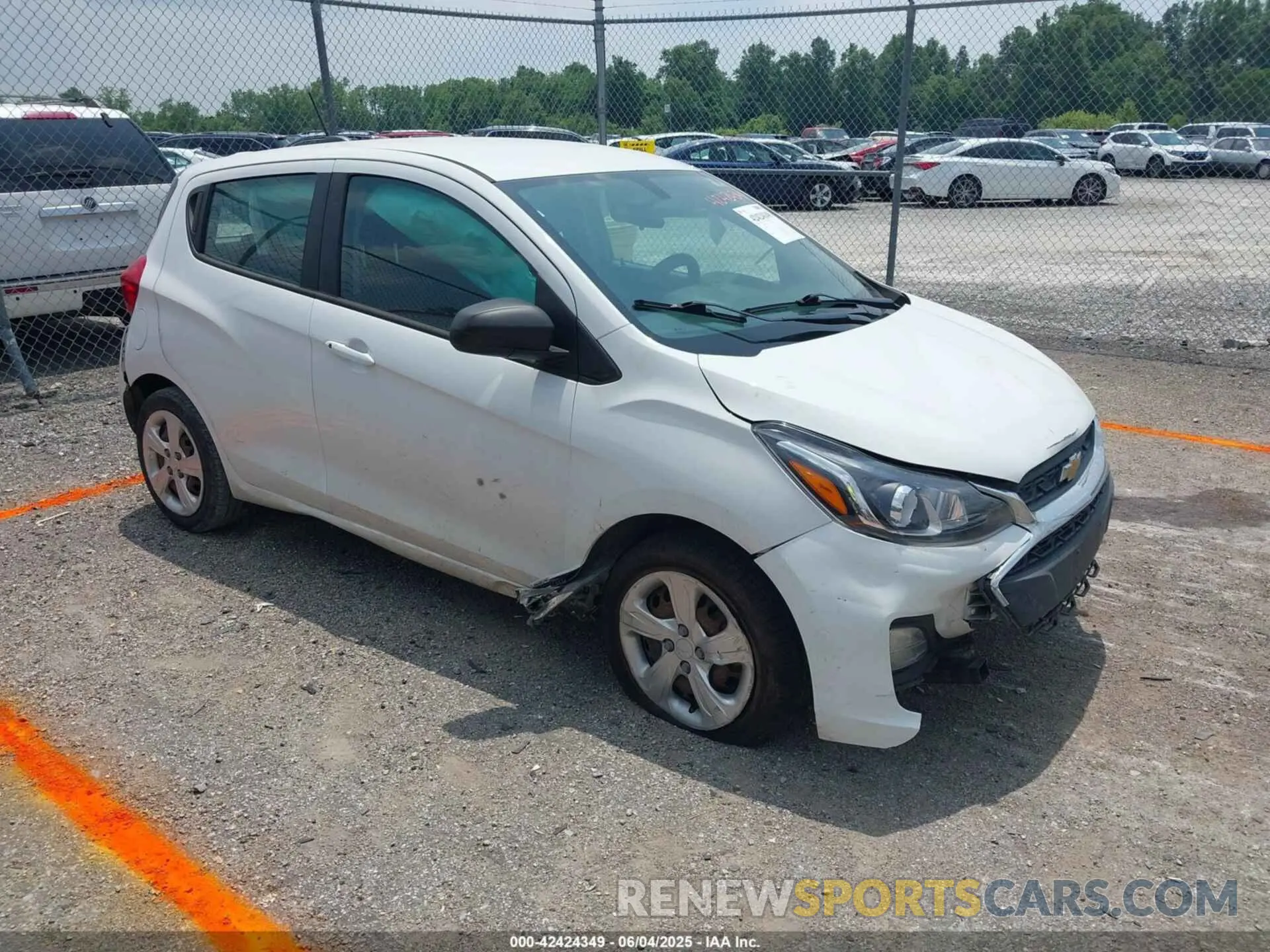 1 Photograph of a damaged car KL8CB6SAXLC478146 CHEVROLET SPARK 2020