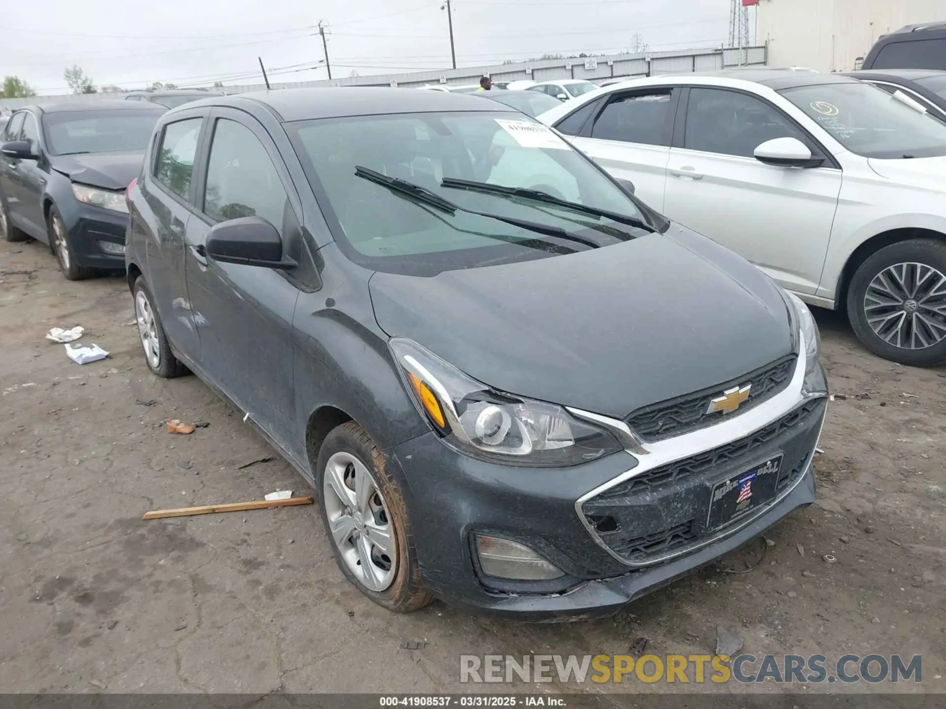 1 Photograph of a damaged car KL8CB6SAXLC480317 CHEVROLET SPARK 2020