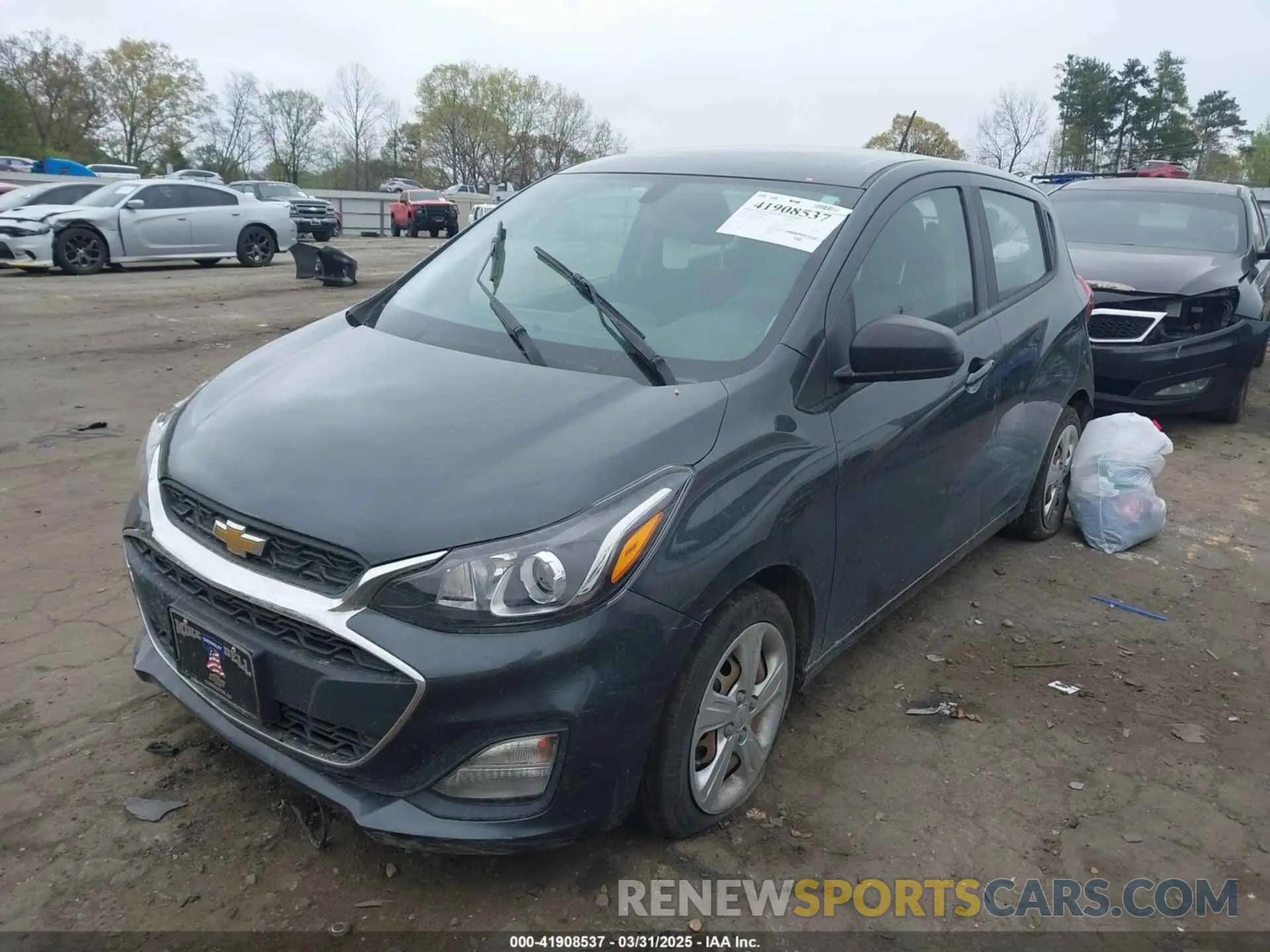 2 Photograph of a damaged car KL8CB6SAXLC480317 CHEVROLET SPARK 2020