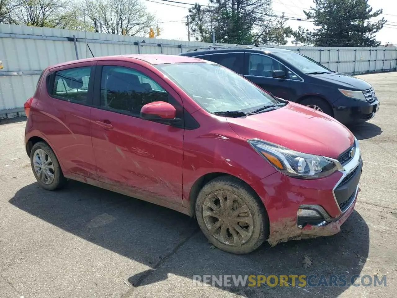 4 Photograph of a damaged car KL8CC6SAXLC473879 CHEVROLET SPARK 2020