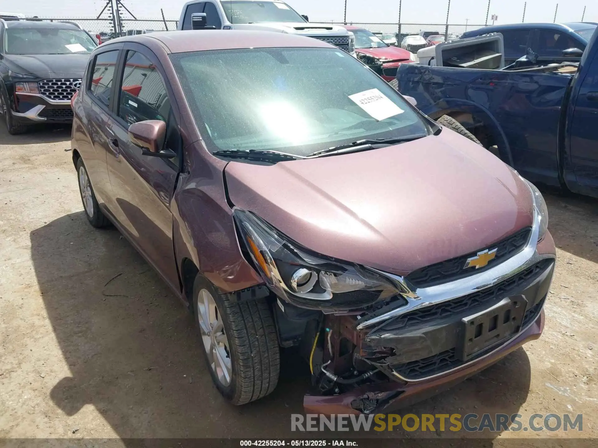 1 Photograph of a damaged car KL8CD6SA0LC415163 CHEVROLET SPARK 2020