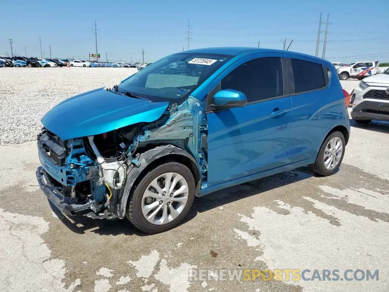 1 Photograph of a damaged car KL8CD6SA0LC461527 CHEVROLET SPARK 2020