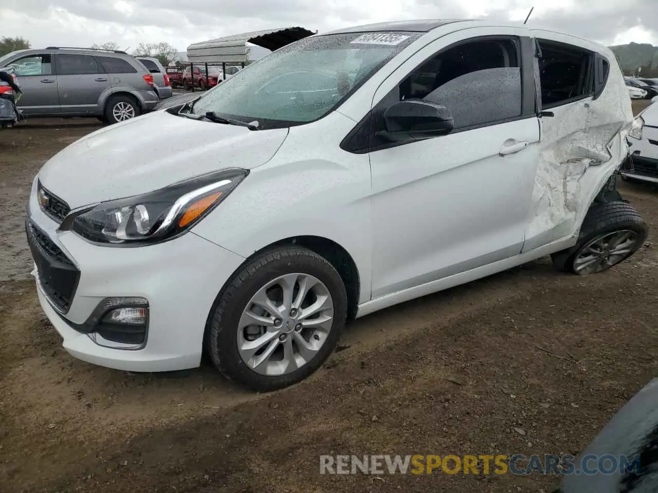 1 Photograph of a damaged car KL8CD6SA2LC417352 CHEVROLET SPARK 2020