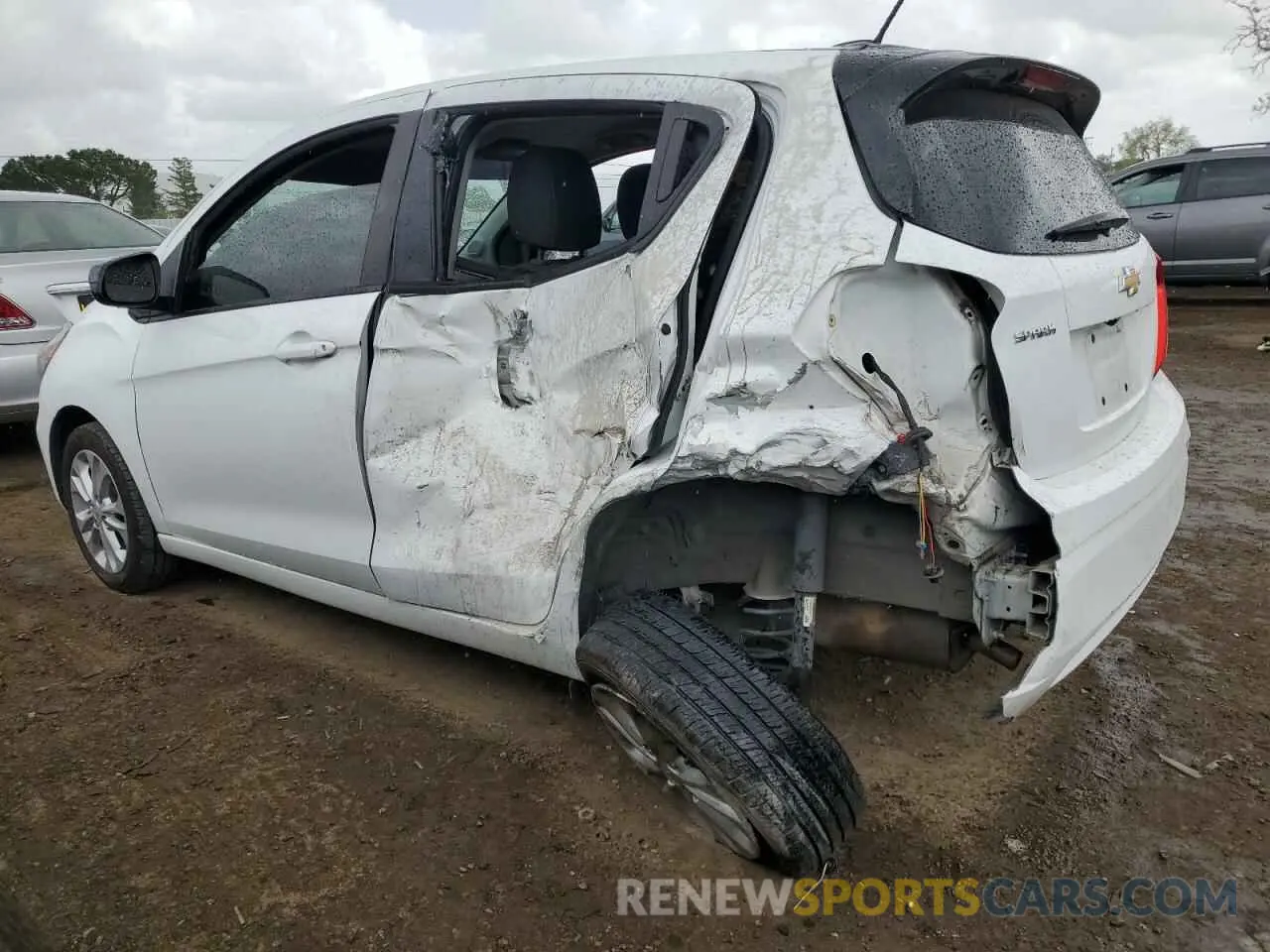 2 Photograph of a damaged car KL8CD6SA2LC417352 CHEVROLET SPARK 2020
