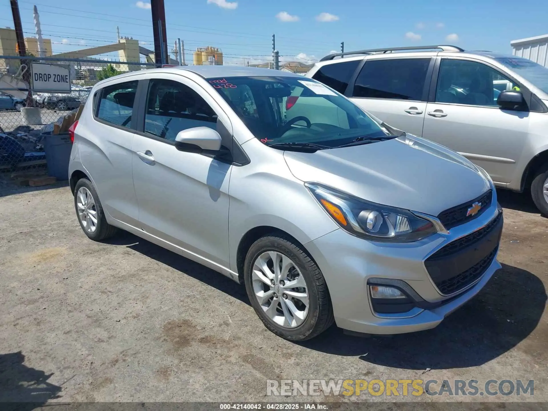 1 Photograph of a damaged car KL8CD6SA2LC432031 CHEVROLET SPARK 2020