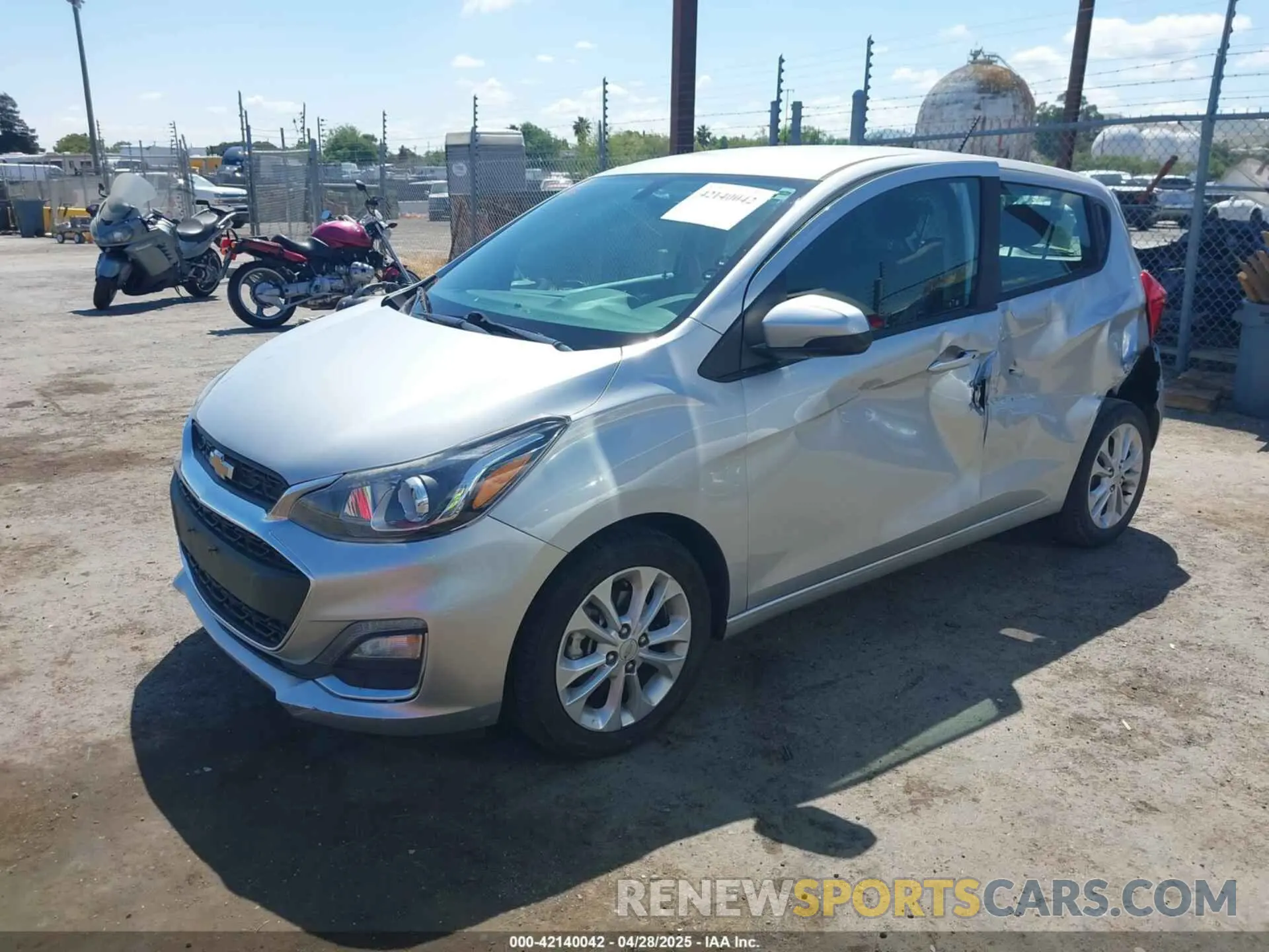2 Photograph of a damaged car KL8CD6SA2LC432031 CHEVROLET SPARK 2020