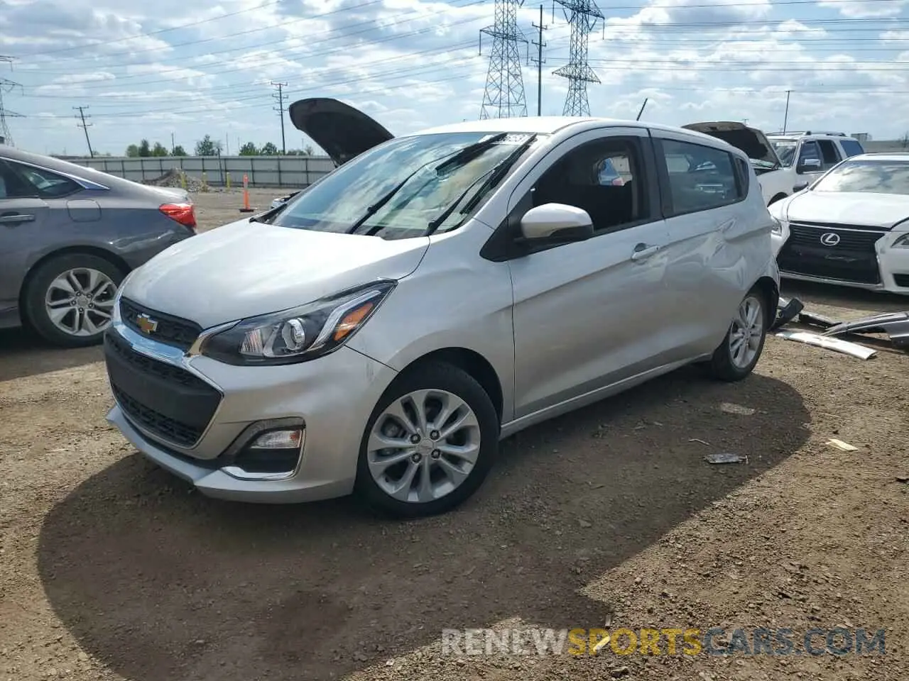 1 Photograph of a damaged car KL8CD6SA2LC459813 CHEVROLET SPARK 2020