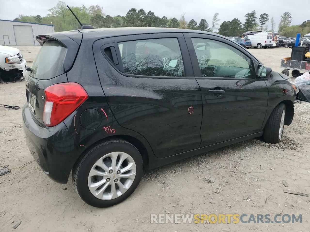3 Photograph of a damaged car KL8CD6SA3LC408613 CHEVROLET SPARK 2020