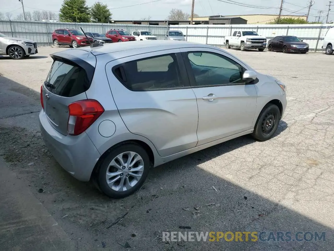 3 Photograph of a damaged car KL8CD6SA3LC439022 CHEVROLET SPARK 2020