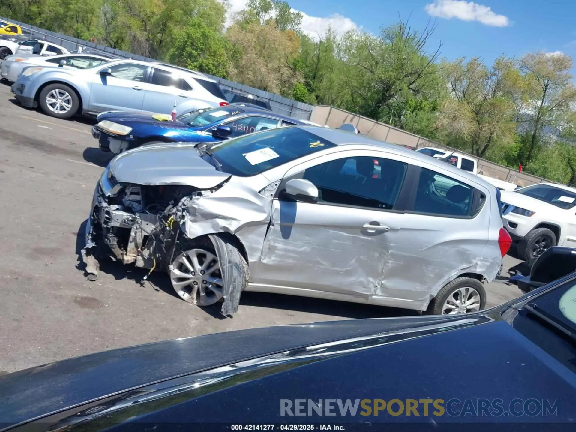 14 Photograph of a damaged car KL8CD6SA3LC448593 CHEVROLET SPARK 2020