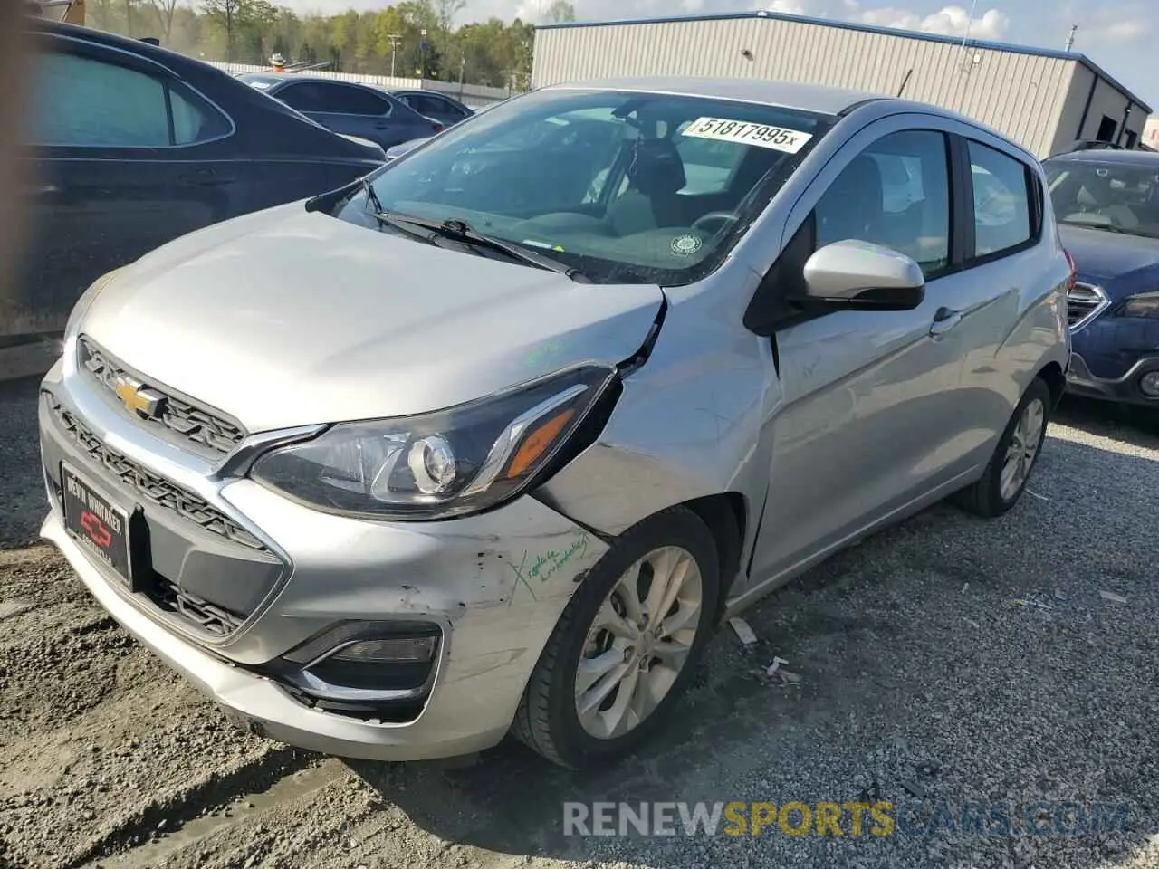 1 Photograph of a damaged car KL8CD6SA3LC465572 CHEVROLET SPARK 2020