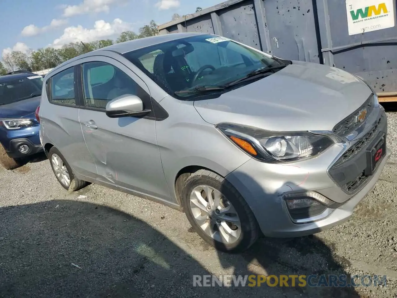 4 Photograph of a damaged car KL8CD6SA3LC465572 CHEVROLET SPARK 2020