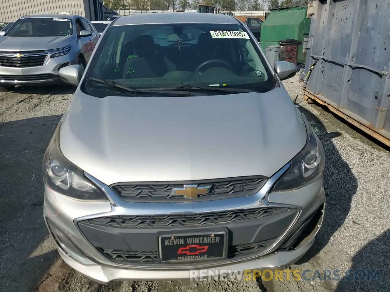 5 Photograph of a damaged car KL8CD6SA3LC465572 CHEVROLET SPARK 2020