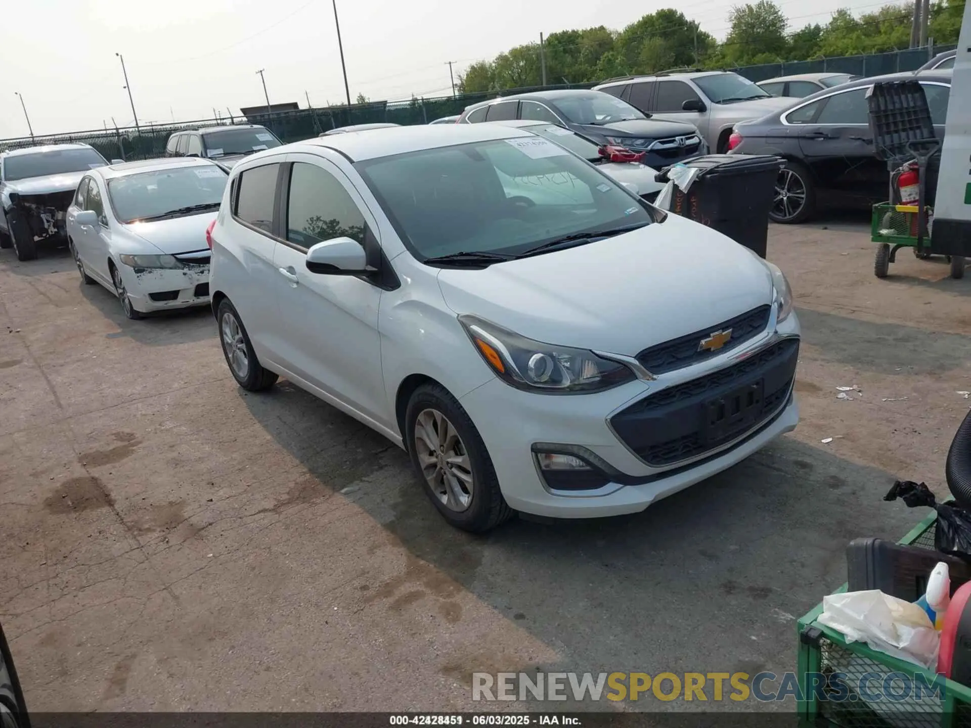1 Photograph of a damaged car KL8CD6SA4LC447226 CHEVROLET SPARK 2020