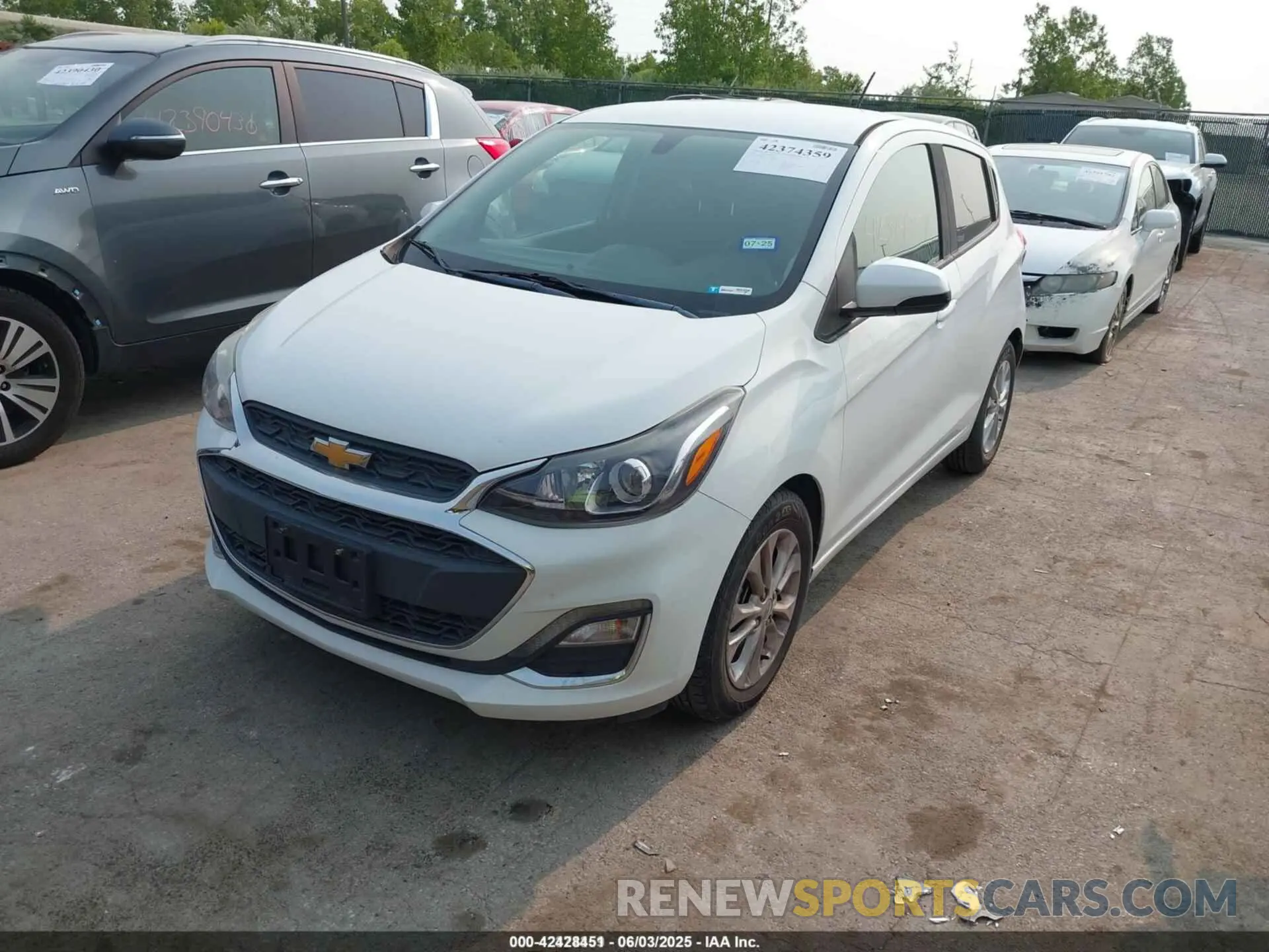 2 Photograph of a damaged car KL8CD6SA4LC447226 CHEVROLET SPARK 2020