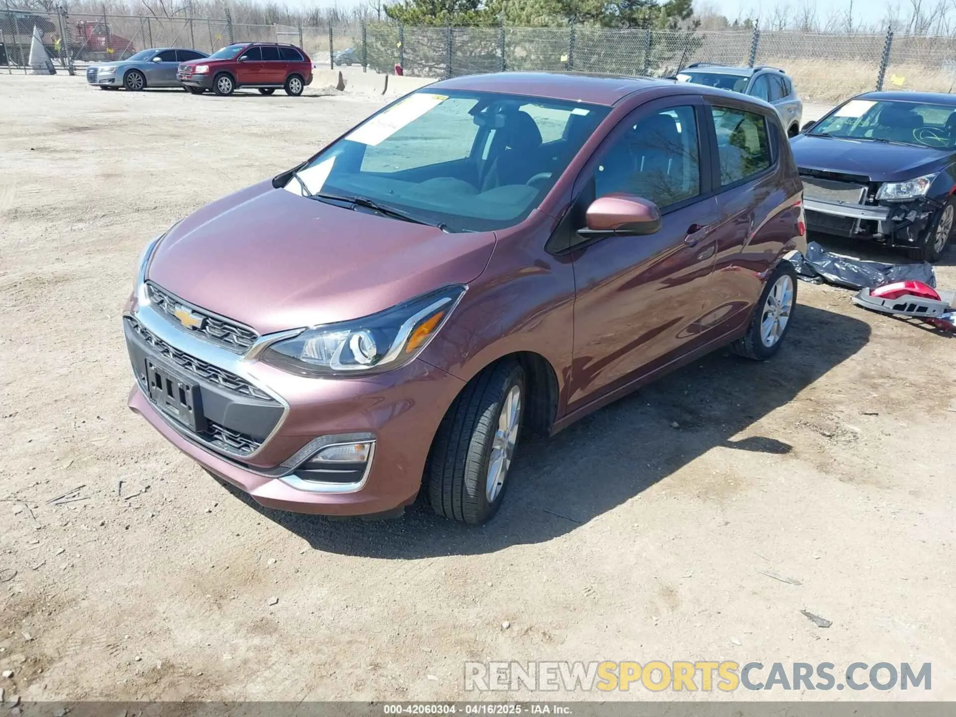 2 Photograph of a damaged car KL8CD6SA5LC405924 CHEVROLET SPARK 2020
