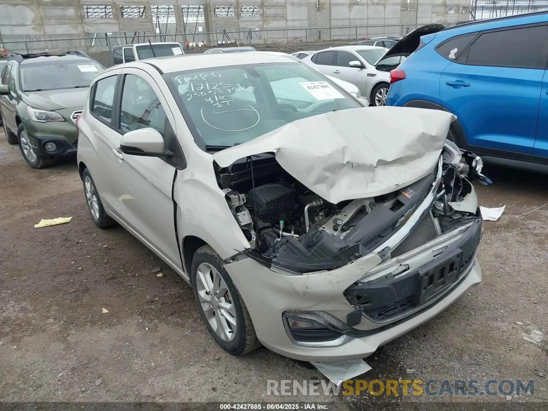 1 Photograph of a damaged car KL8CD6SA6LC469678 CHEVROLET SPARK 2020