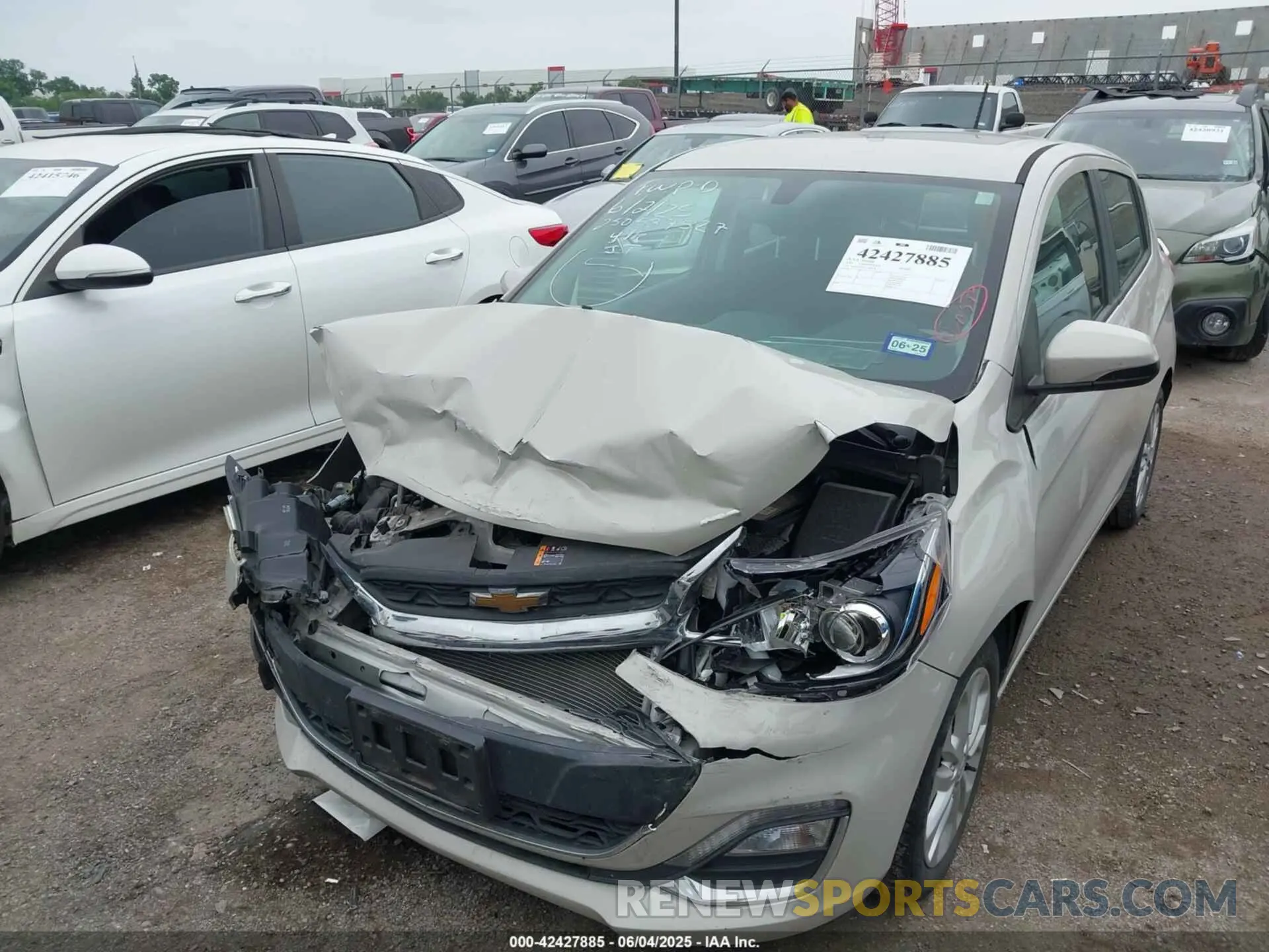 2 Photograph of a damaged car KL8CD6SA6LC469678 CHEVROLET SPARK 2020