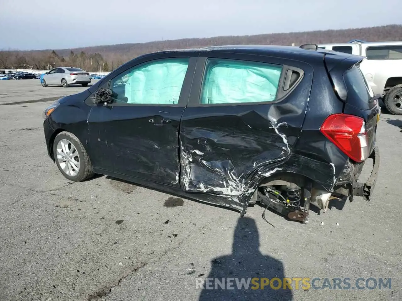 2 Photograph of a damaged car KL8CD6SA7LC419596 CHEVROLET SPARK 2020