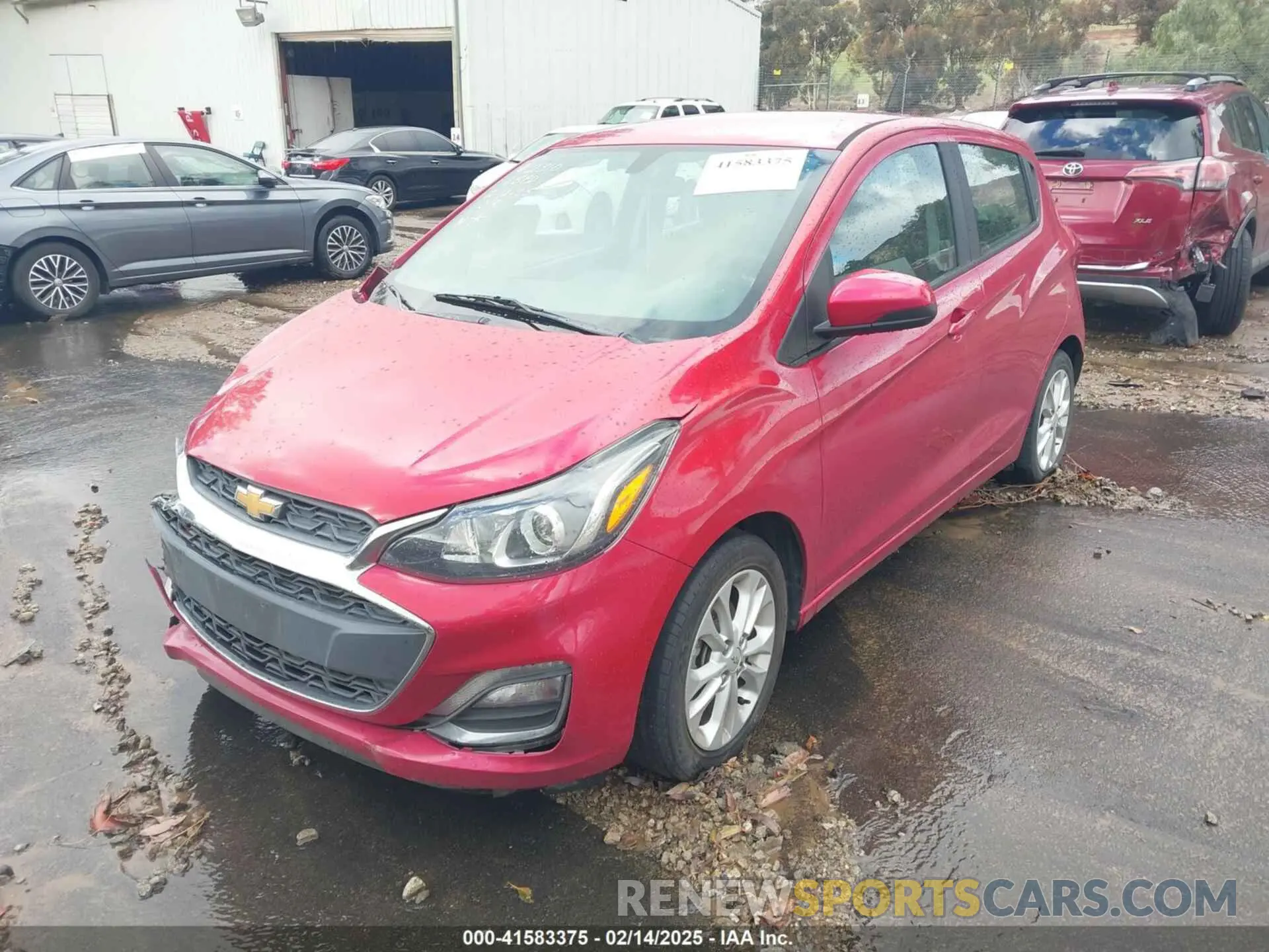 2 Photograph of a damaged car KL8CD6SA8LC416335 CHEVROLET SPARK 2020