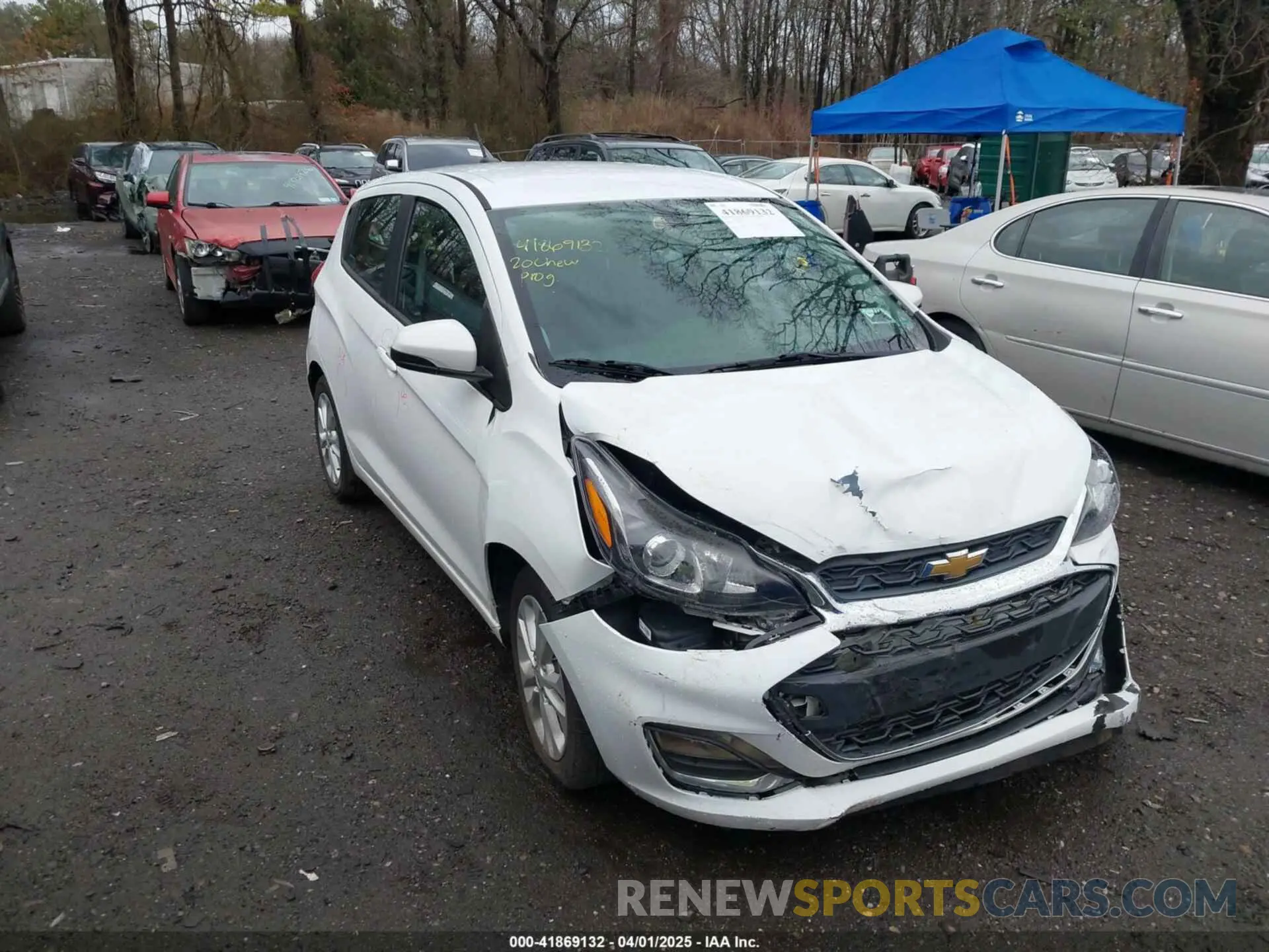 1 Photograph of a damaged car KL8CD6SA8LC419171 CHEVROLET SPARK 2020