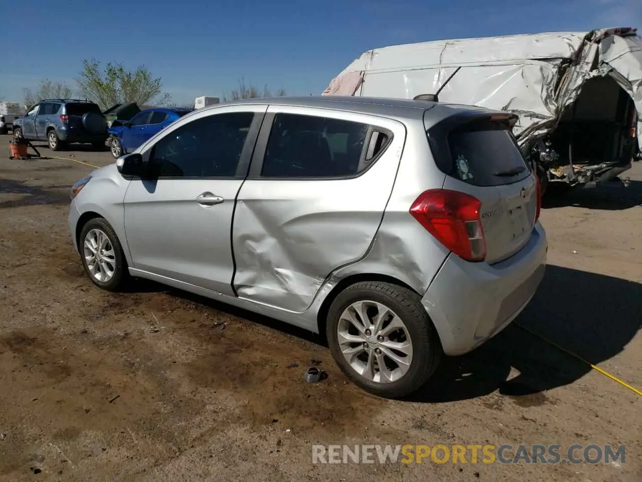 2 Photograph of a damaged car KL8CD6SAXLC428339 CHEVROLET SPARK 2020