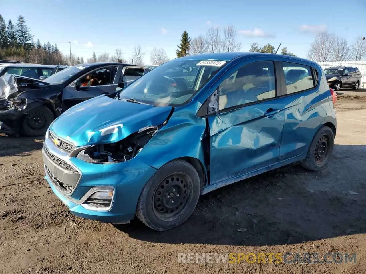 1 Photograph of a damaged car KL8CD6SAXLC466556 CHEVROLET SPARK 2020
