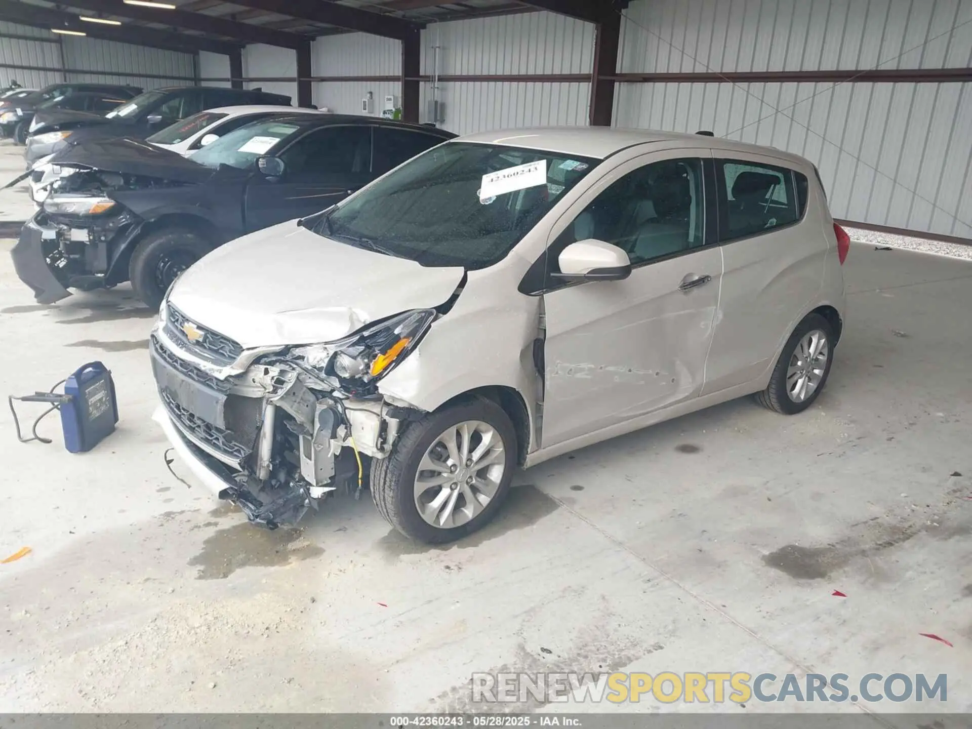 2 Photograph of a damaged car KL8CF6SA9LC429072 CHEVROLET SPARK 2020