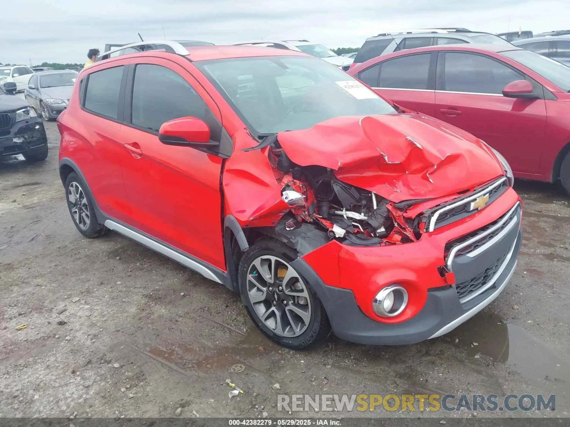 1 Photograph of a damaged car KL8CH6SA0LC414129 CHEVROLET SPARK 2020