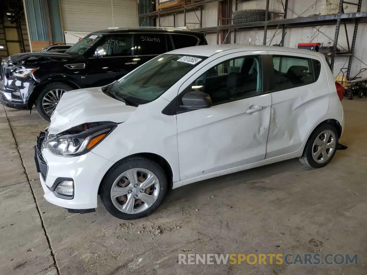 1 Photograph of a damaged car KL8CA6SA4MC741459 CHEVROLET SPARK 2021