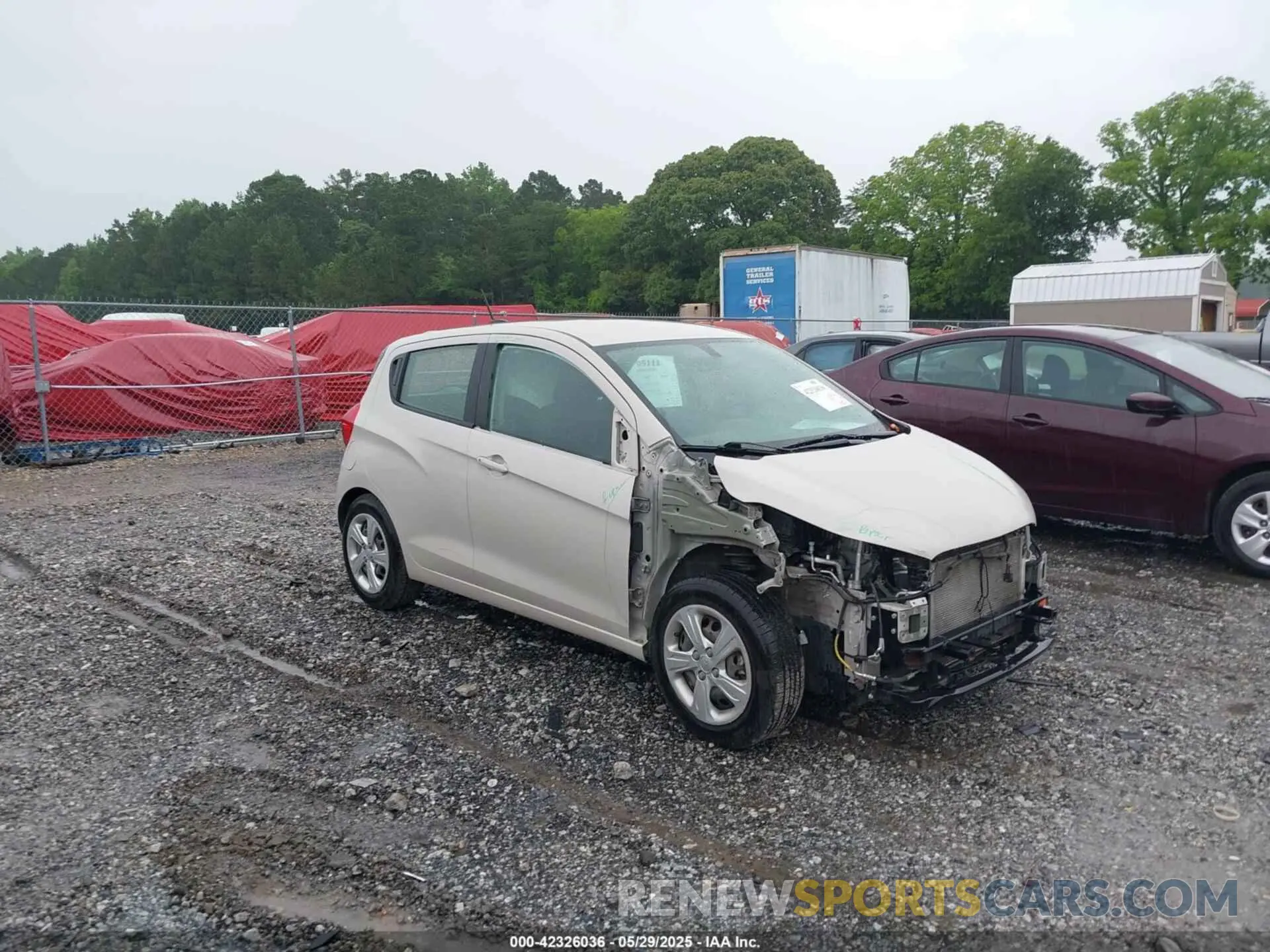 1 Photograph of a damaged car KL8CA6SA6MC736232 CHEVROLET SPARK 2021