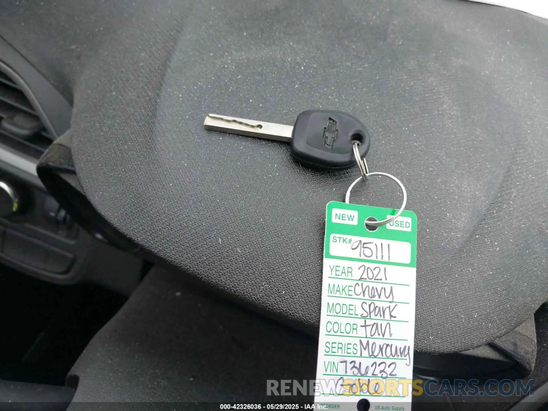 11 Photograph of a damaged car KL8CA6SA6MC736232 CHEVROLET SPARK 2021