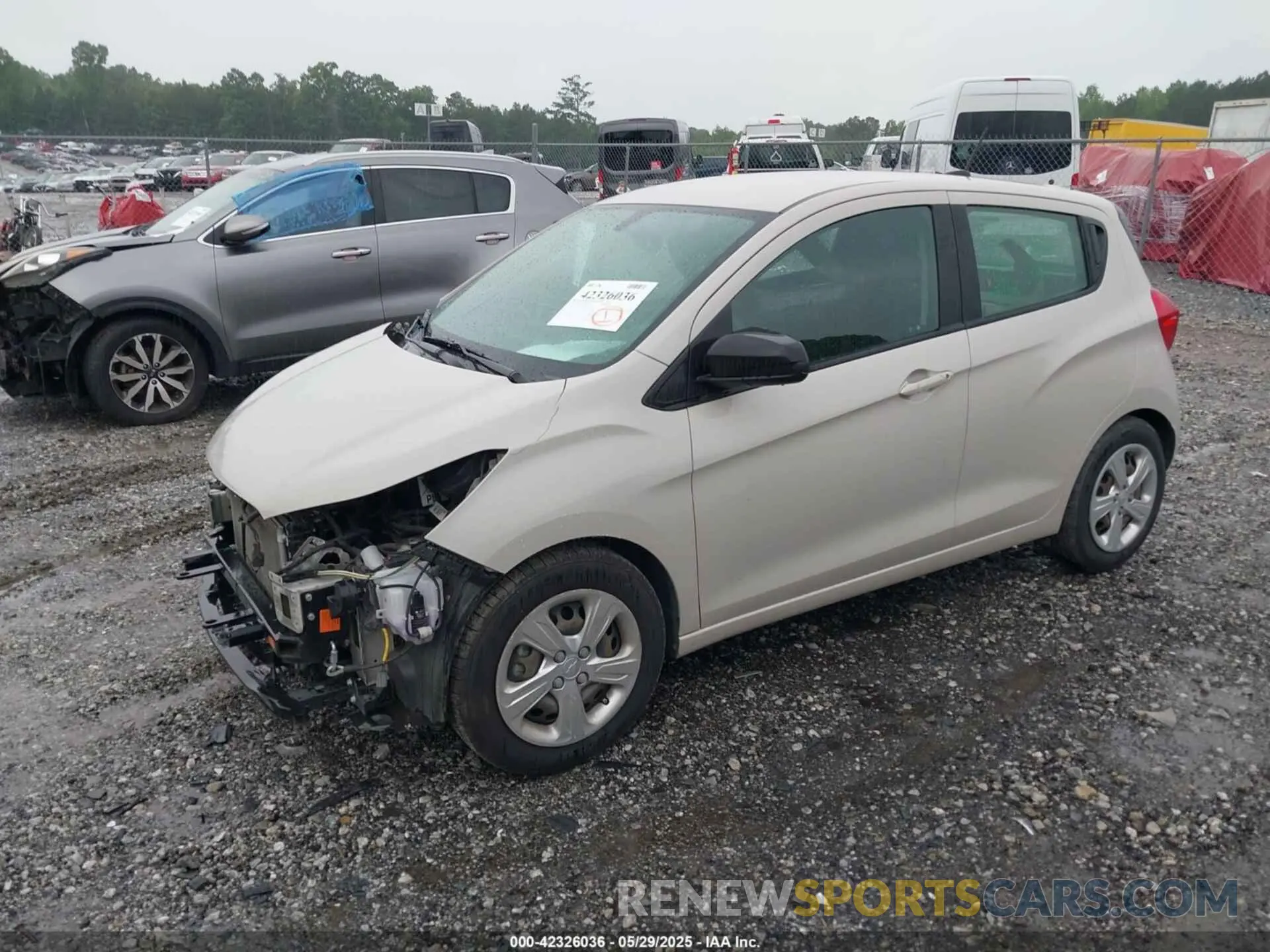 2 Photograph of a damaged car KL8CA6SA6MC736232 CHEVROLET SPARK 2021