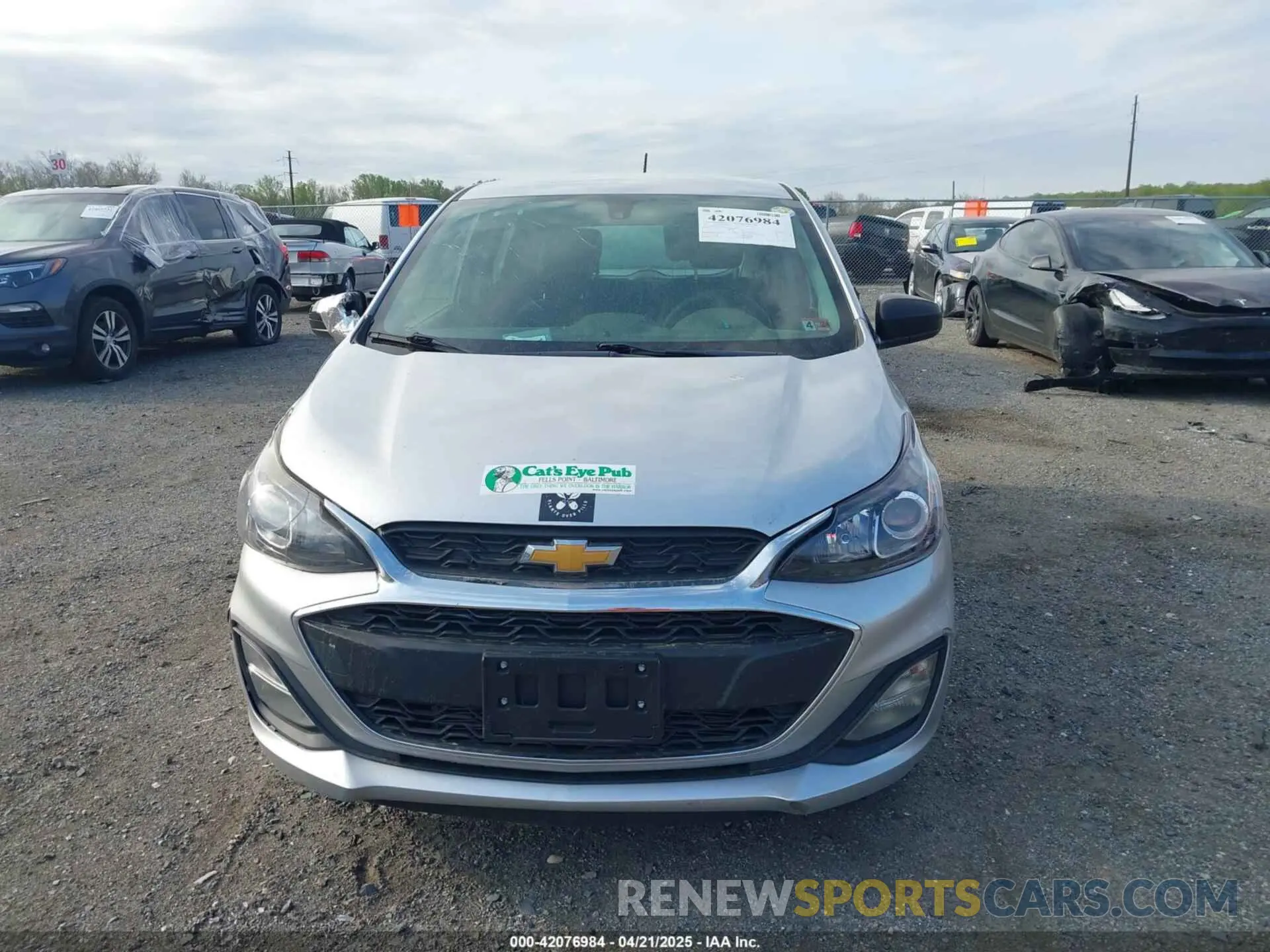 11 Photograph of a damaged car KL8CA6SAXMC711754 CHEVROLET SPARK 2021