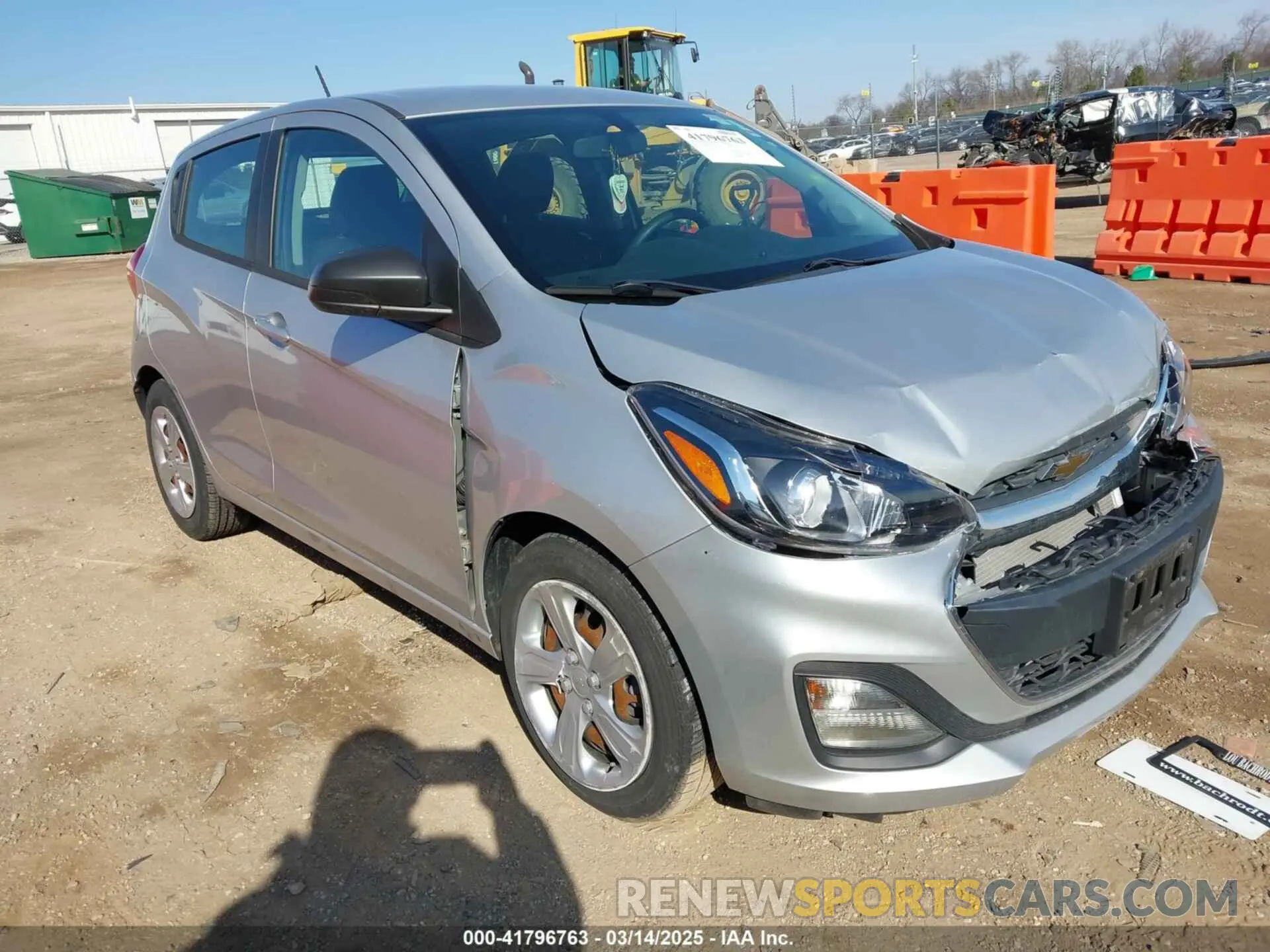 1 Photograph of a damaged car KL8CB6SA0MC719360 CHEVROLET SPARK 2021