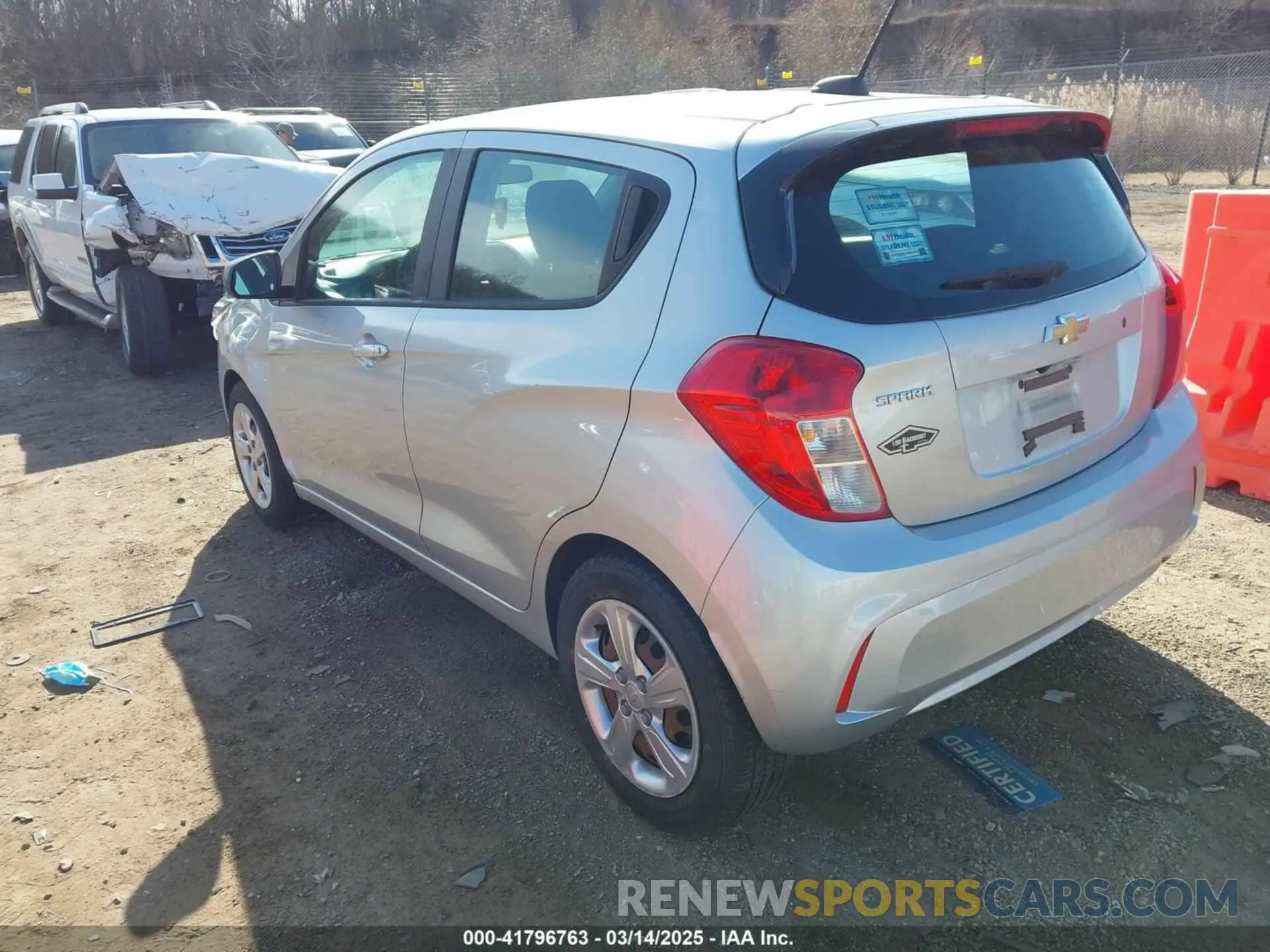 3 Photograph of a damaged car KL8CB6SA0MC719360 CHEVROLET SPARK 2021