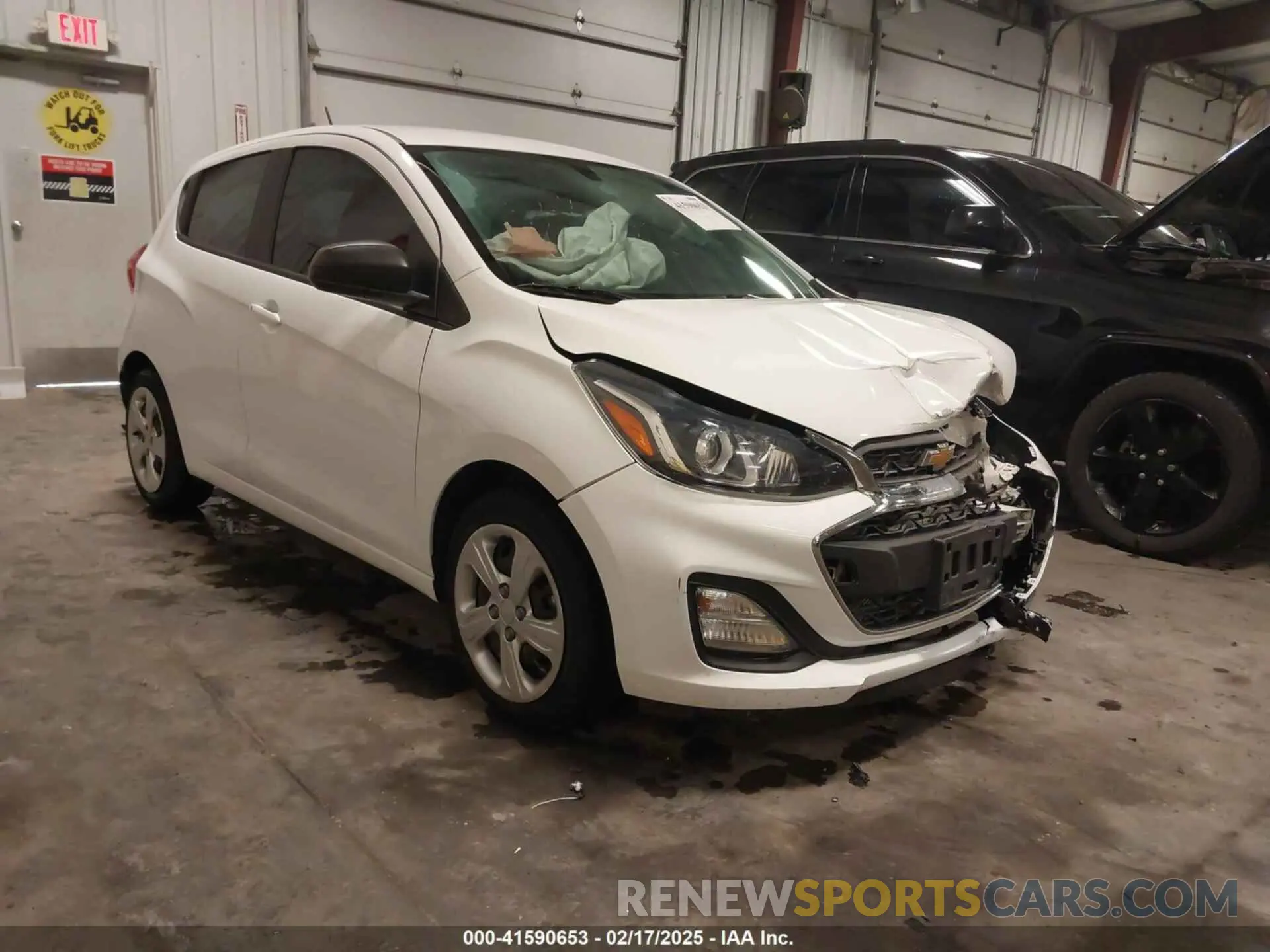 1 Photograph of a damaged car KL8CB6SA0MC740306 CHEVROLET SPARK 2021