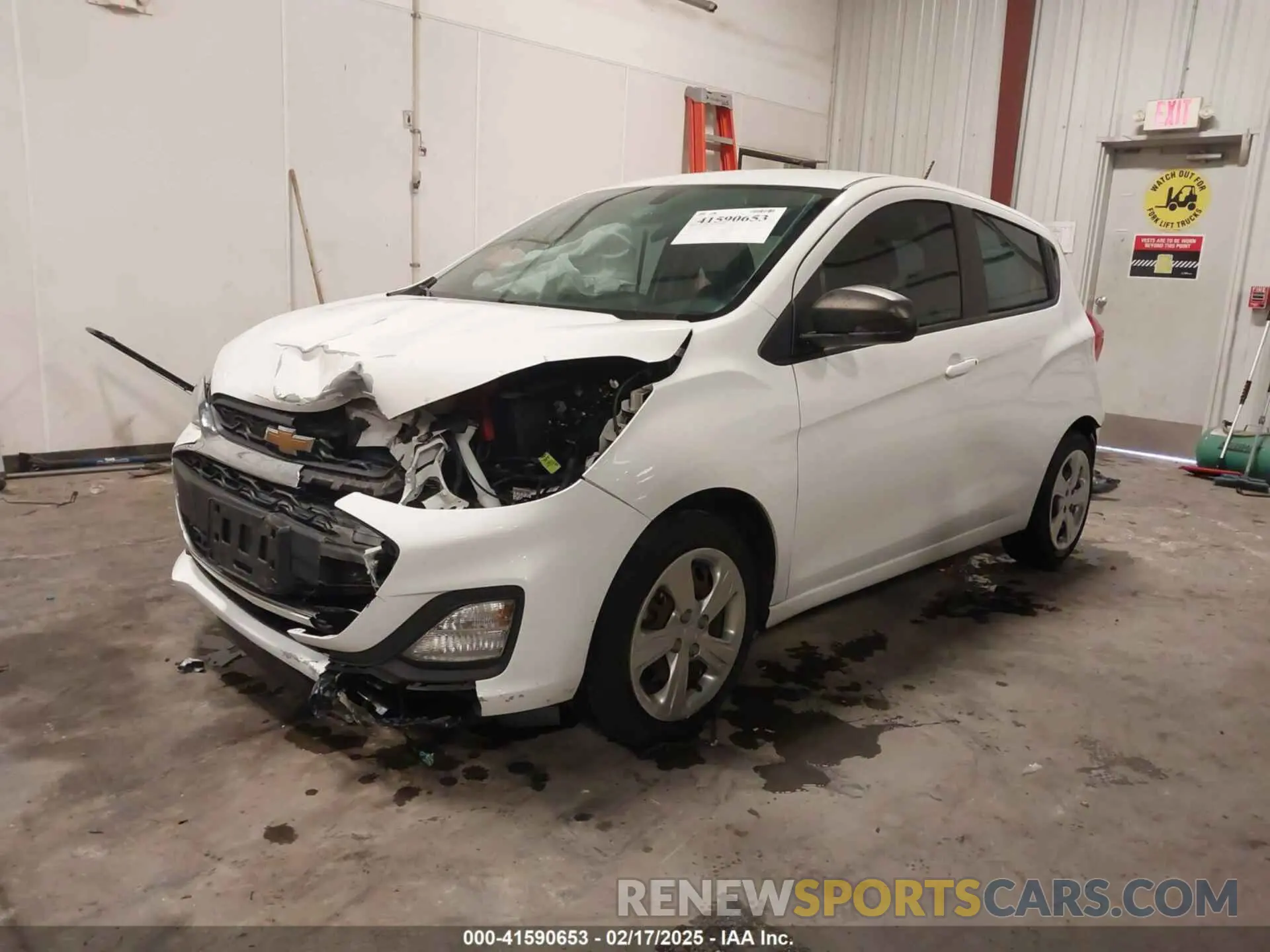 2 Photograph of a damaged car KL8CB6SA0MC740306 CHEVROLET SPARK 2021