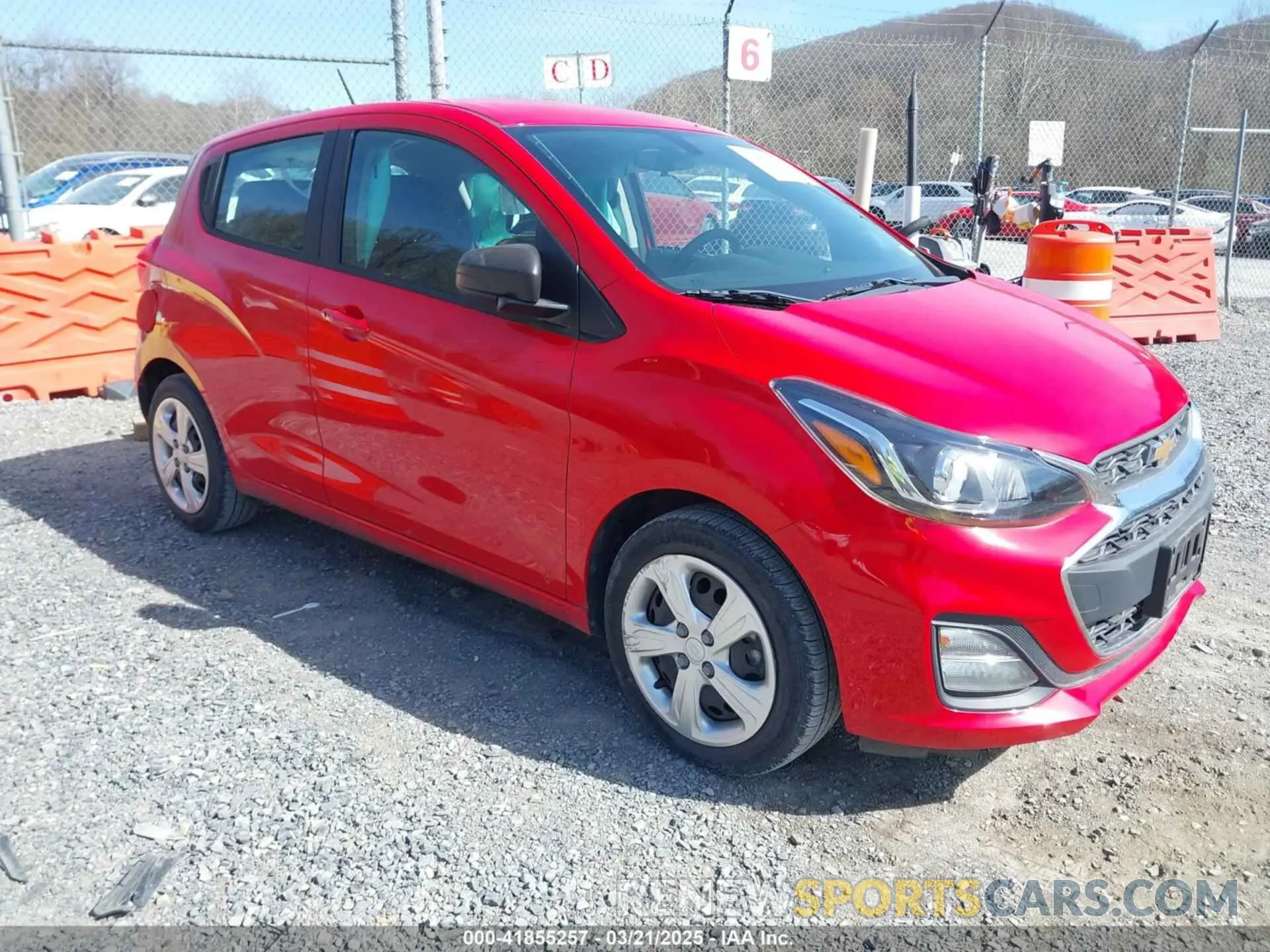 1 Photograph of a damaged car KL8CB6SA0MC742640 CHEVROLET SPARK 2021