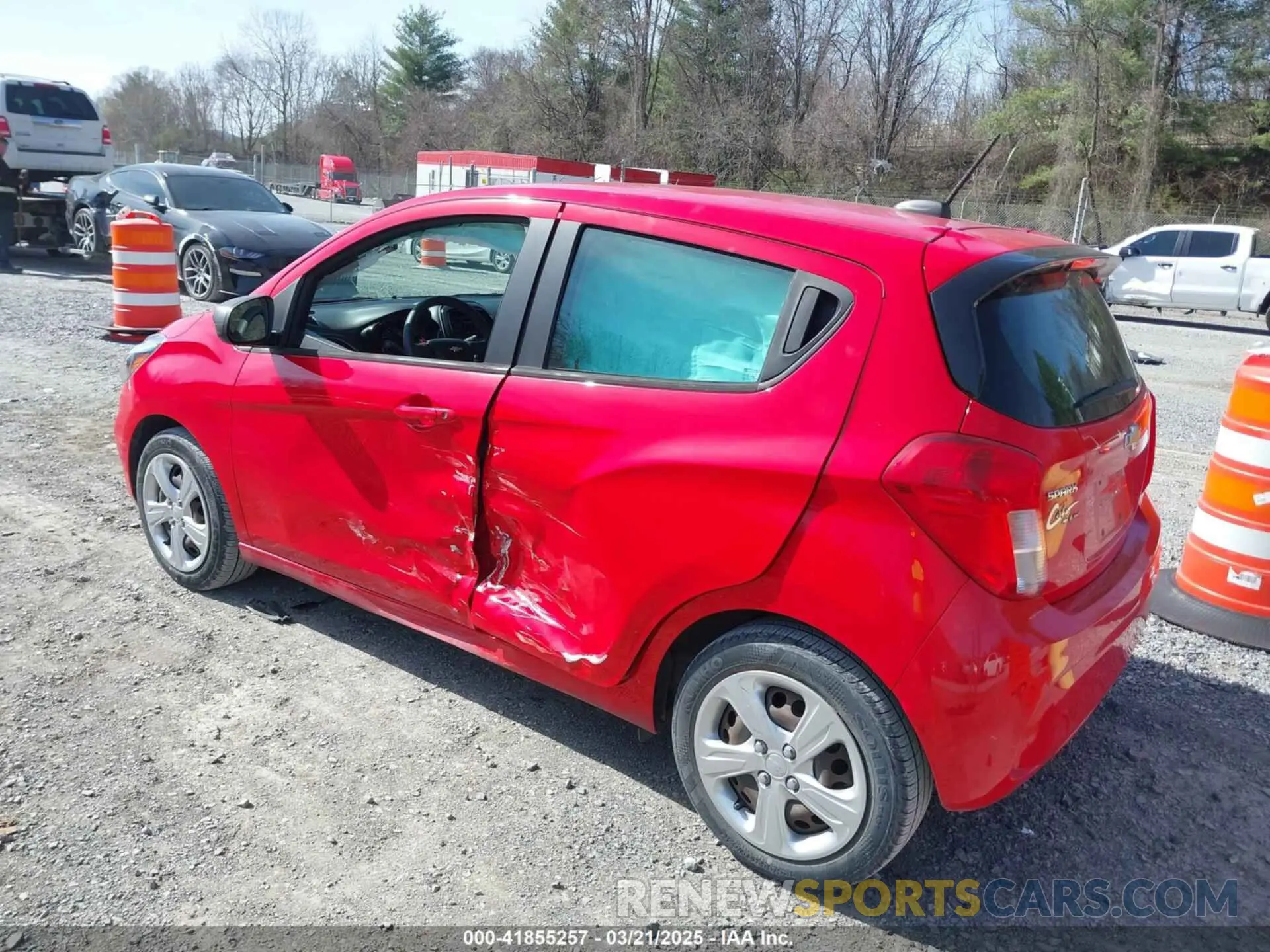 3 Photograph of a damaged car KL8CB6SA0MC742640 CHEVROLET SPARK 2021
