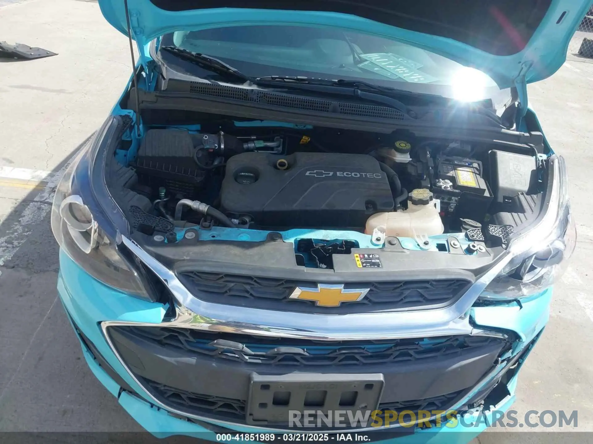 10 Photograph of a damaged car KL8CB6SA1MC228604 CHEVROLET SPARK 2021