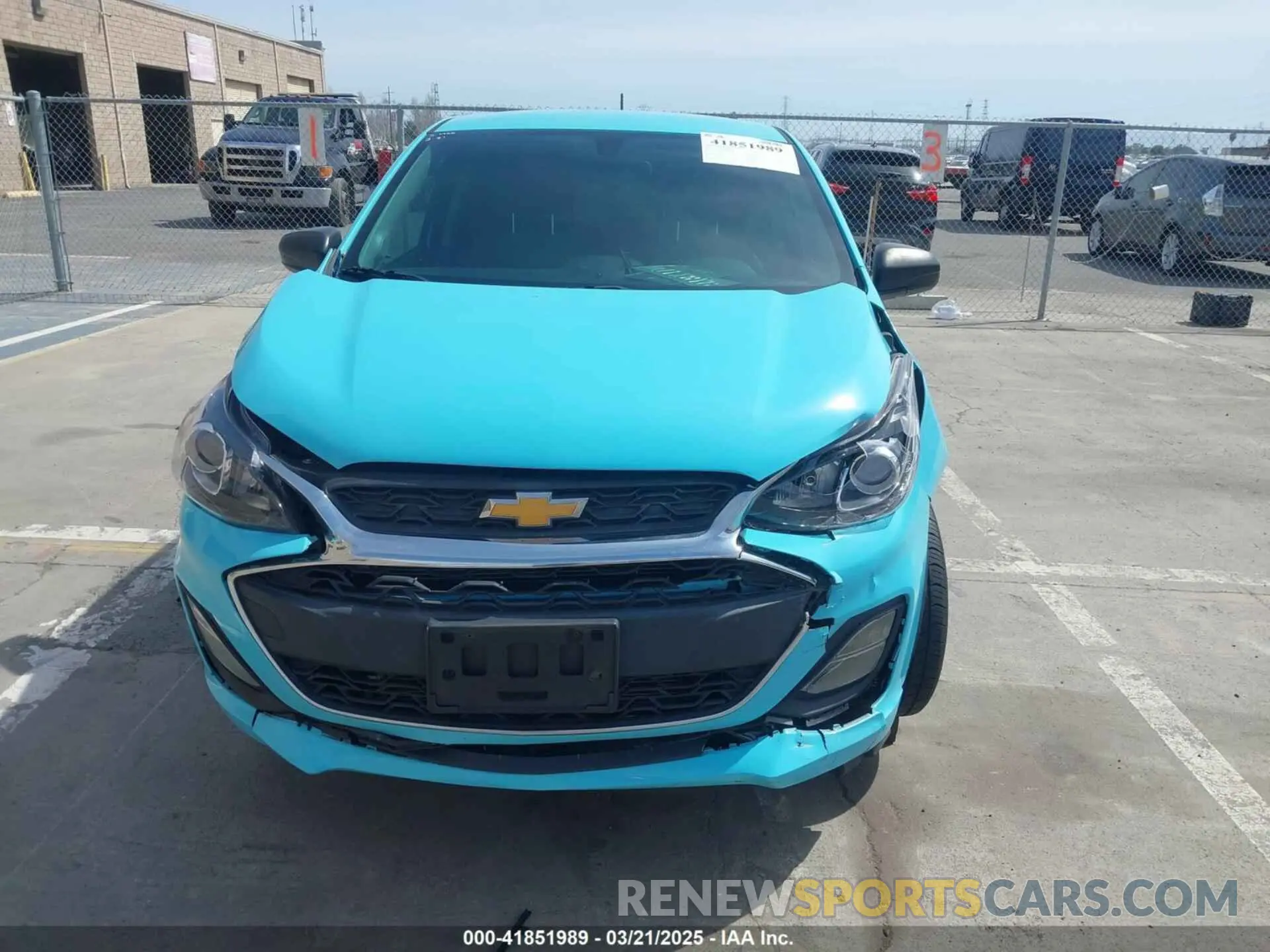 12 Photograph of a damaged car KL8CB6SA1MC228604 CHEVROLET SPARK 2021