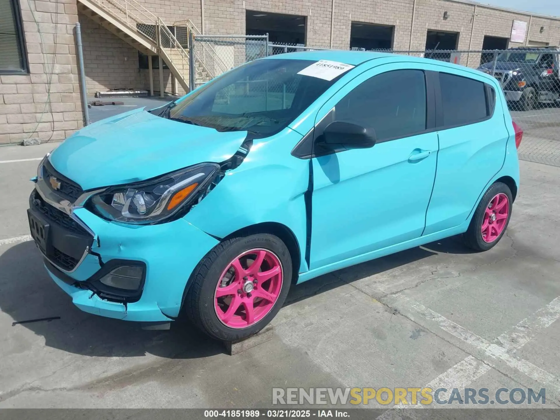 2 Photograph of a damaged car KL8CB6SA1MC228604 CHEVROLET SPARK 2021